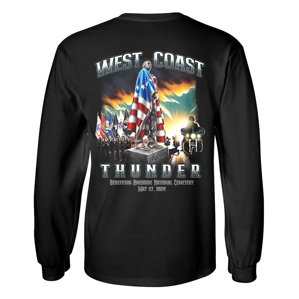 2024 West Coast Thunder SS T-shirt Unisex Back