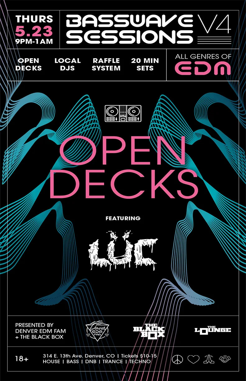 Basswave Sessions | Vol 4 | Open Decks ft. LUC