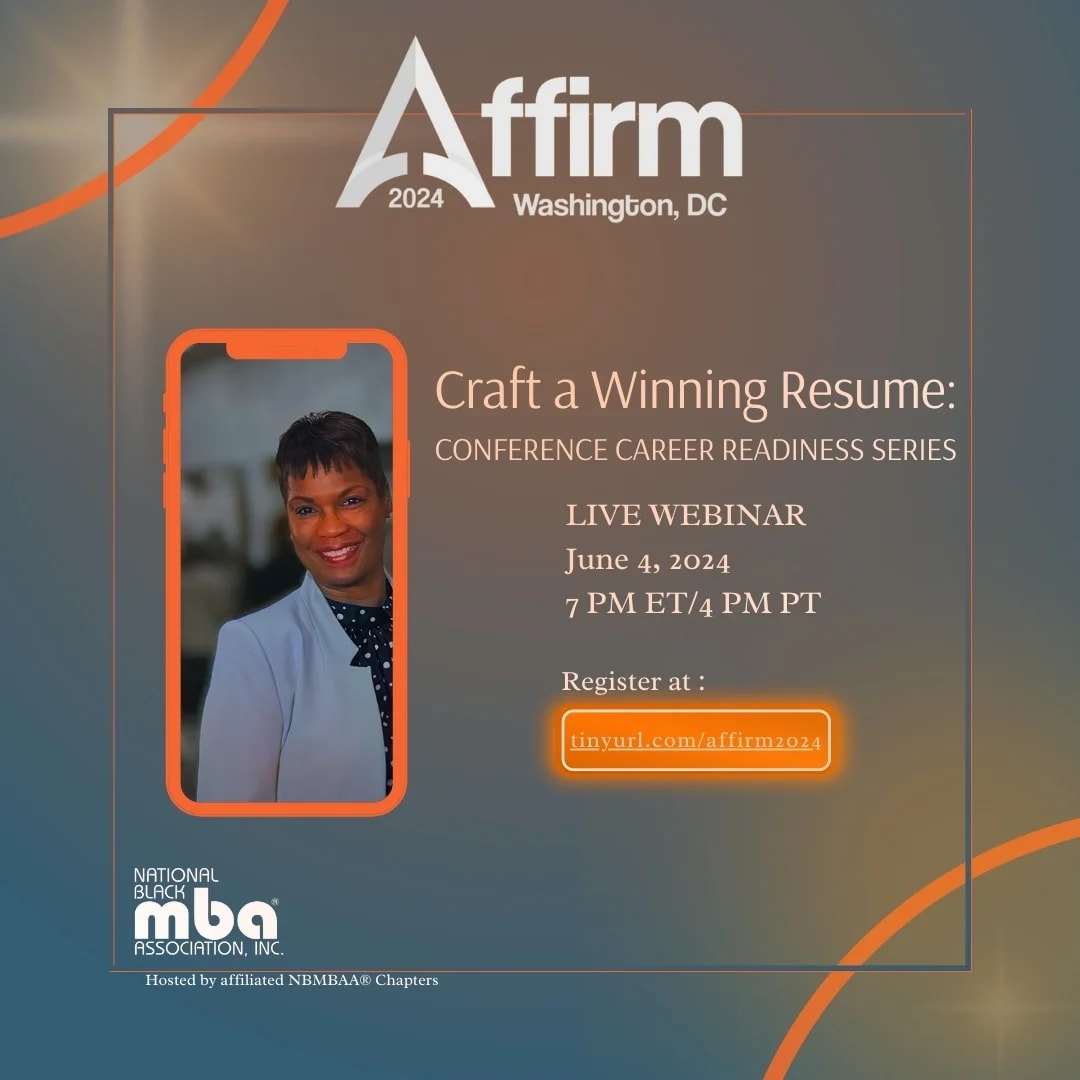 NBMBAA® Affirm 2024 Craft a Winning Resume Eventnoire