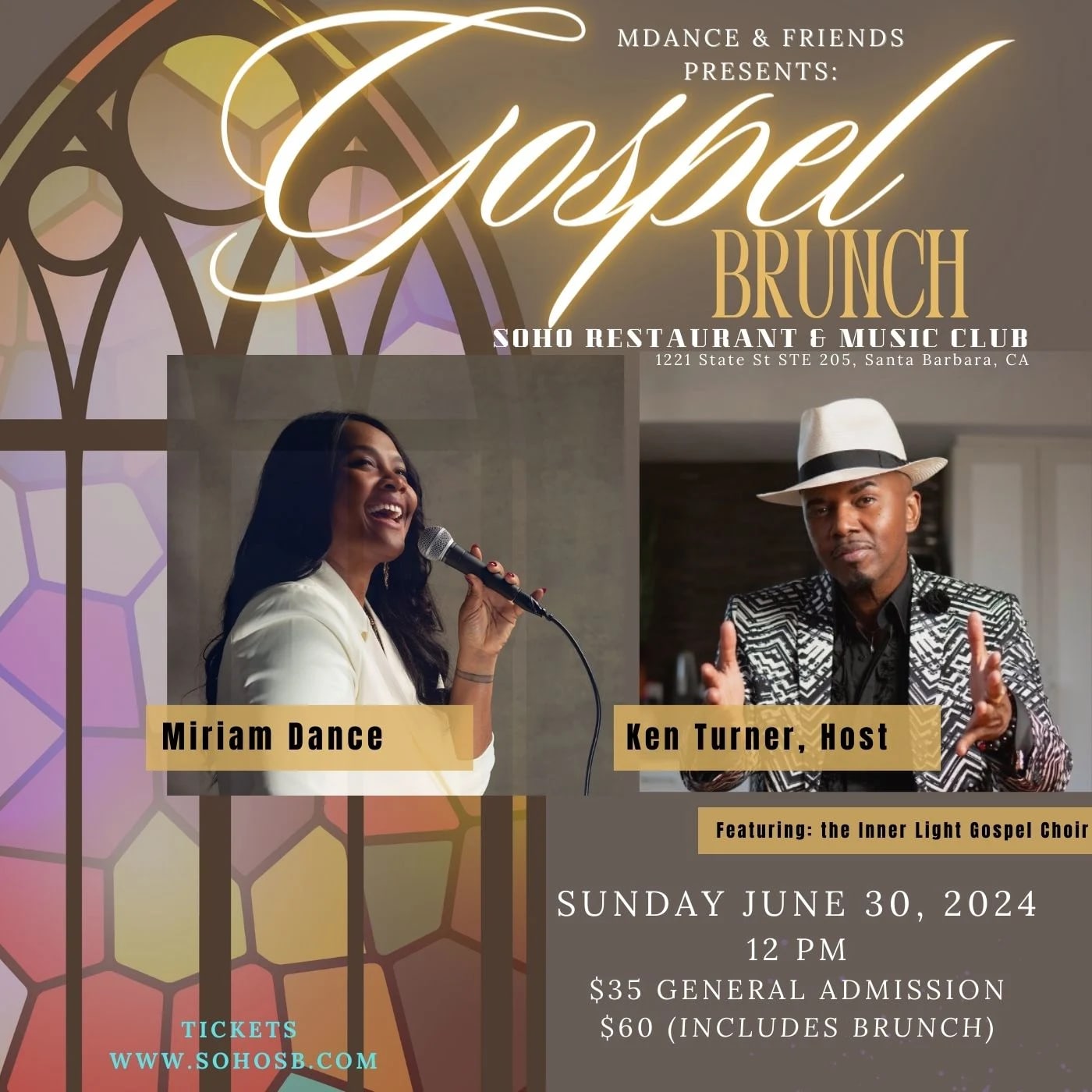 M. Dance & Friends presents: Gospel Brunch