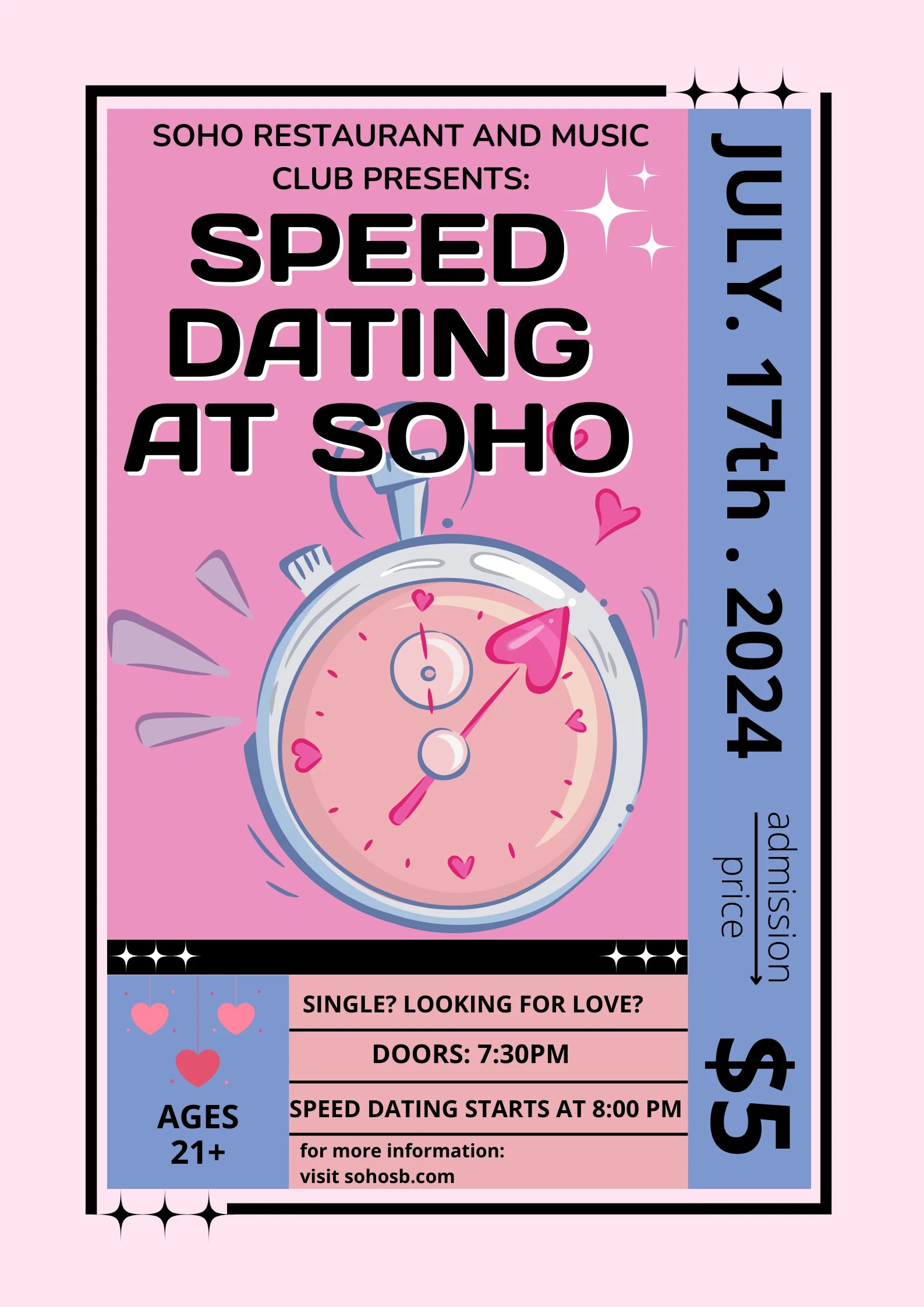 Speed Dating at SOhO