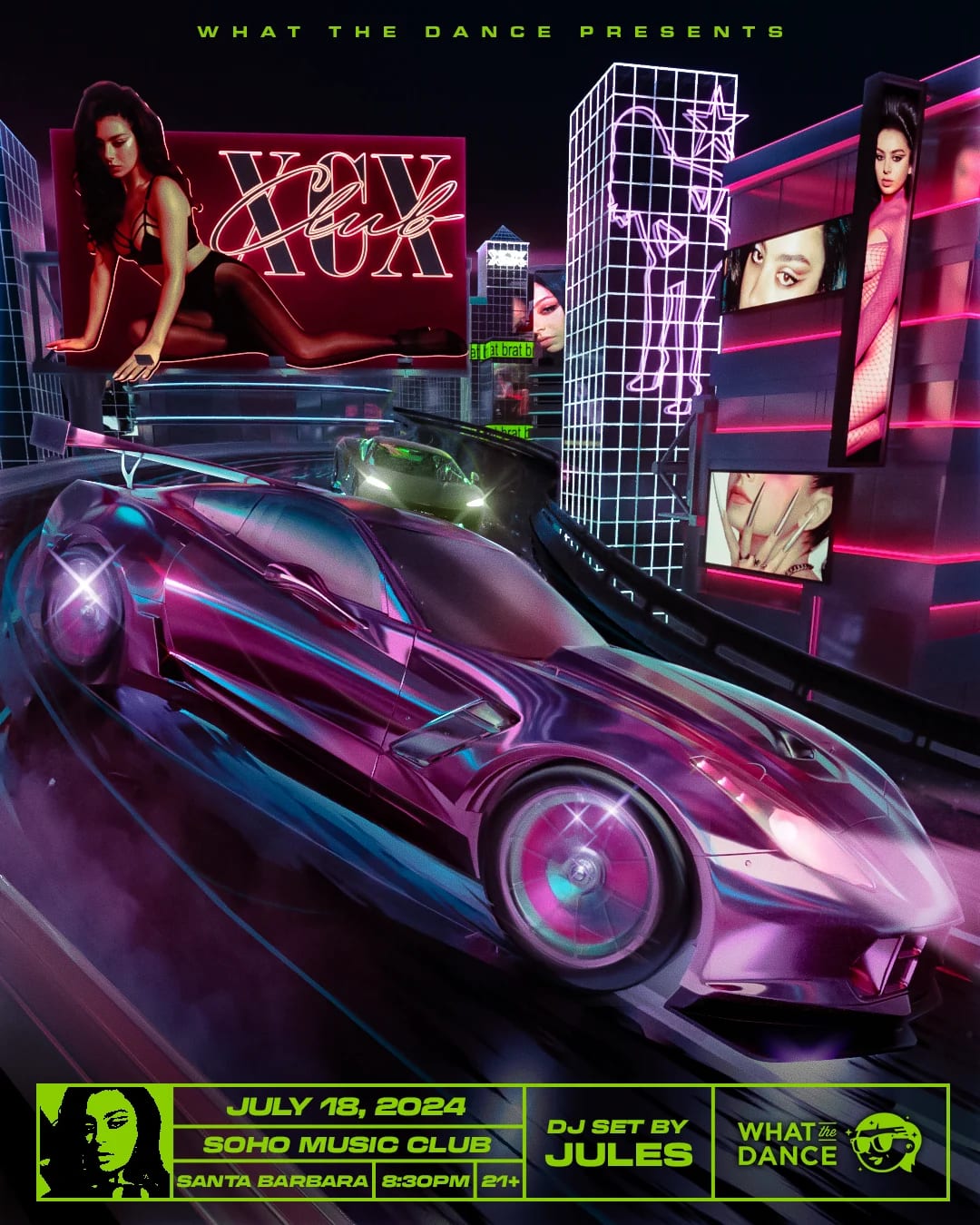 What the Dance Presents: CLUB XCX - A Bratty Dance Night