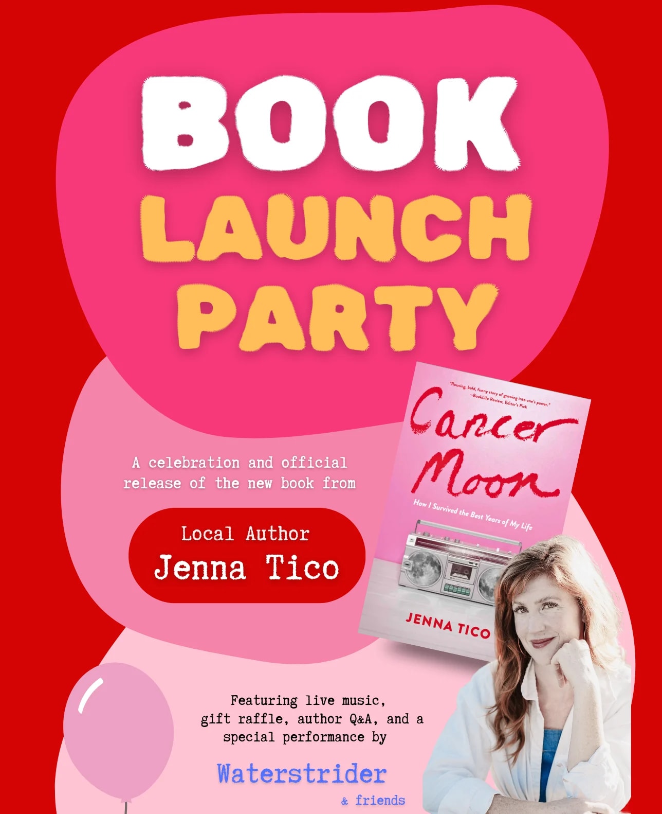 Book Launch Party: Cancer Moon with Author Jenna Tico!