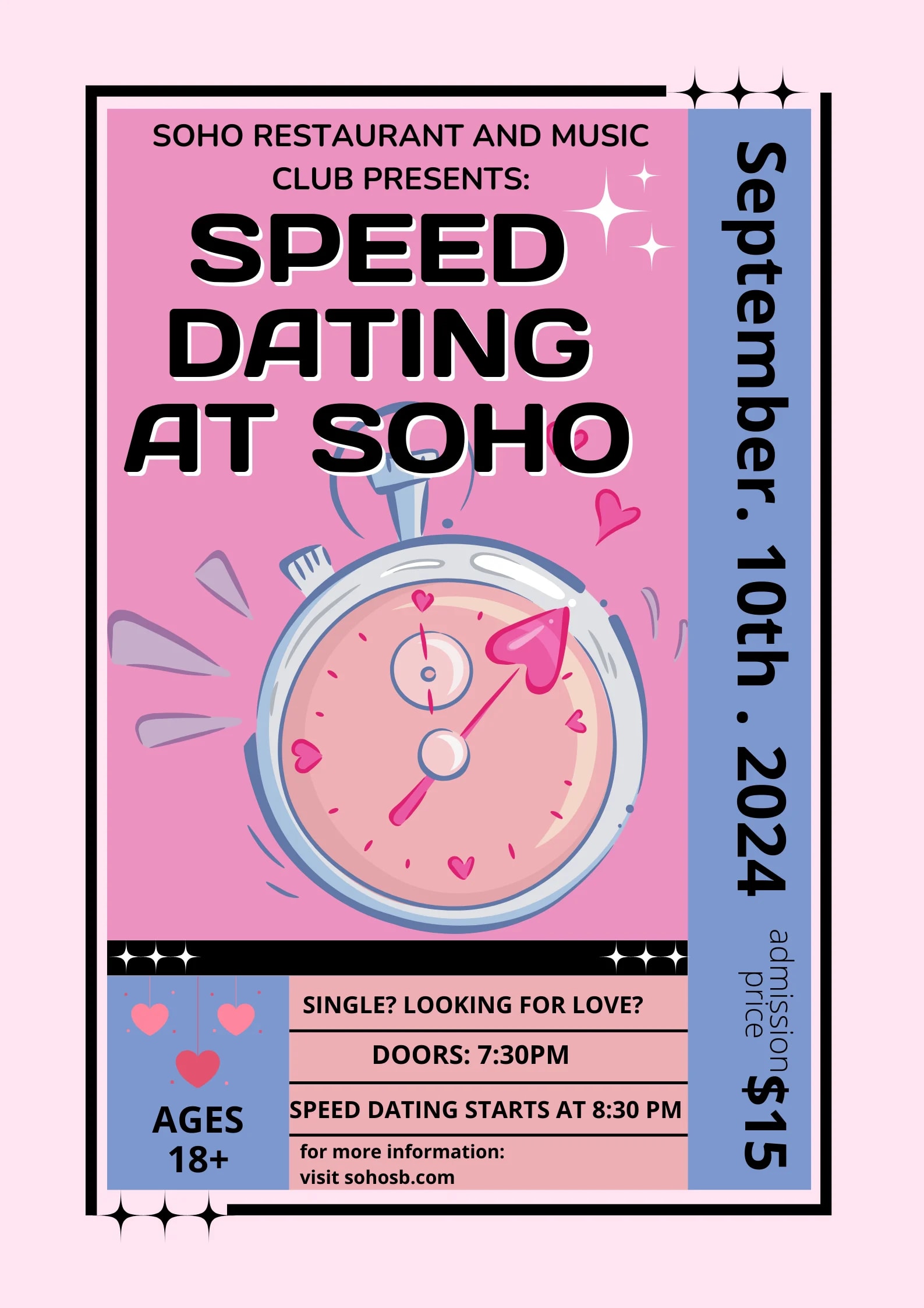 Speed Dating at SOhO