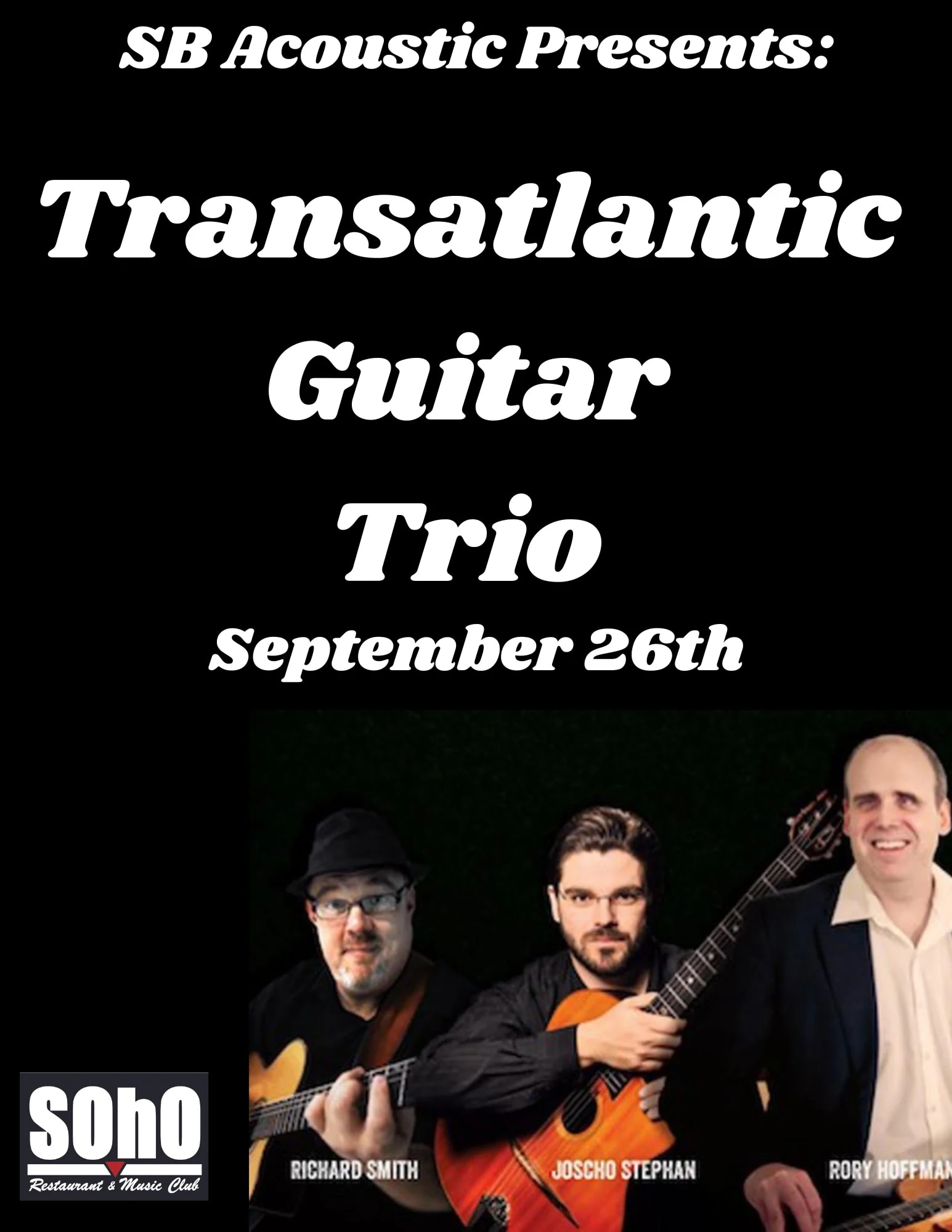 SB Acoustic Presents: TransAtlantic Guitar Trio