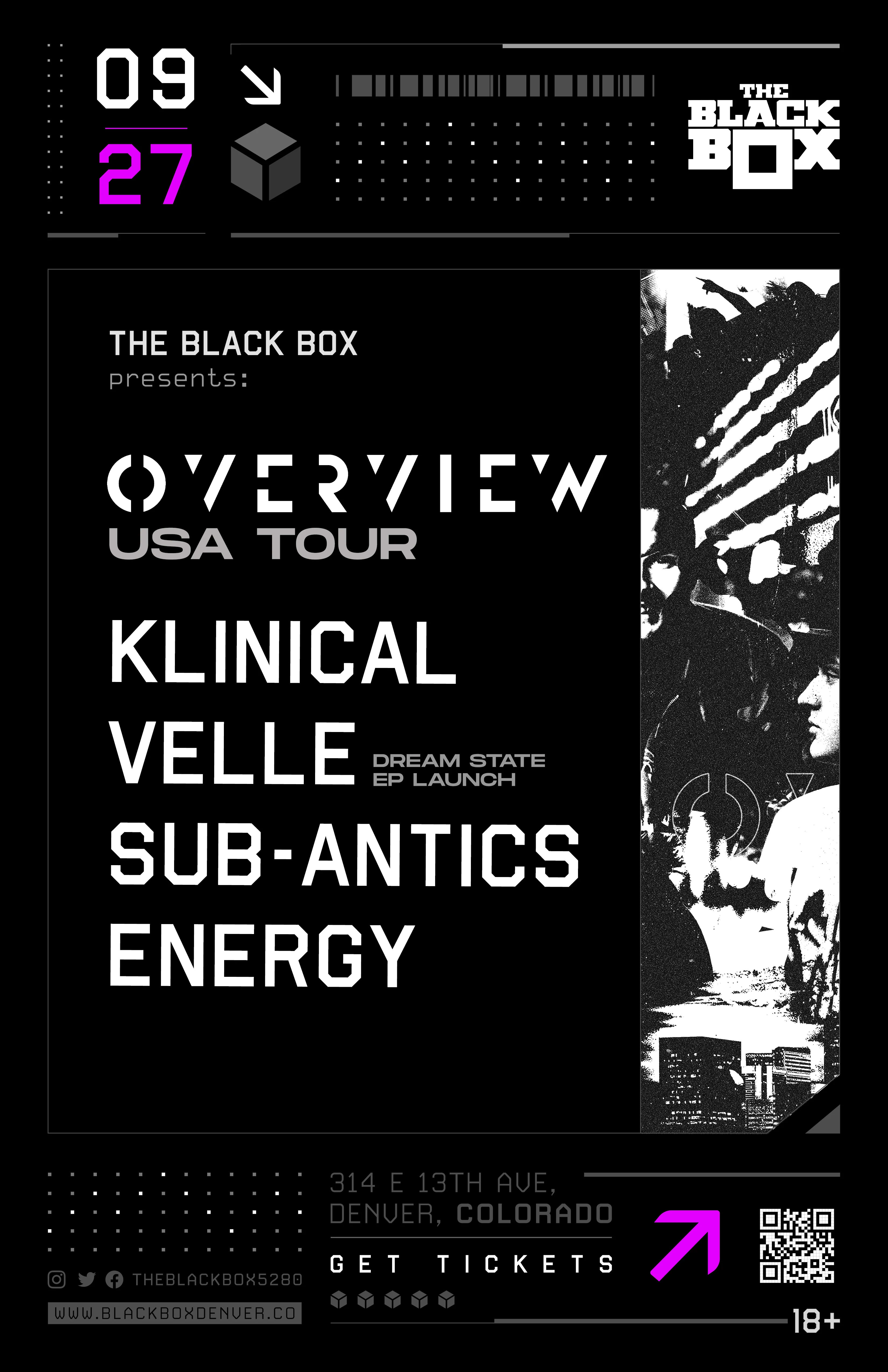 Overview USA Tour: Klinicial, Velle, Sub-Antics, Energy