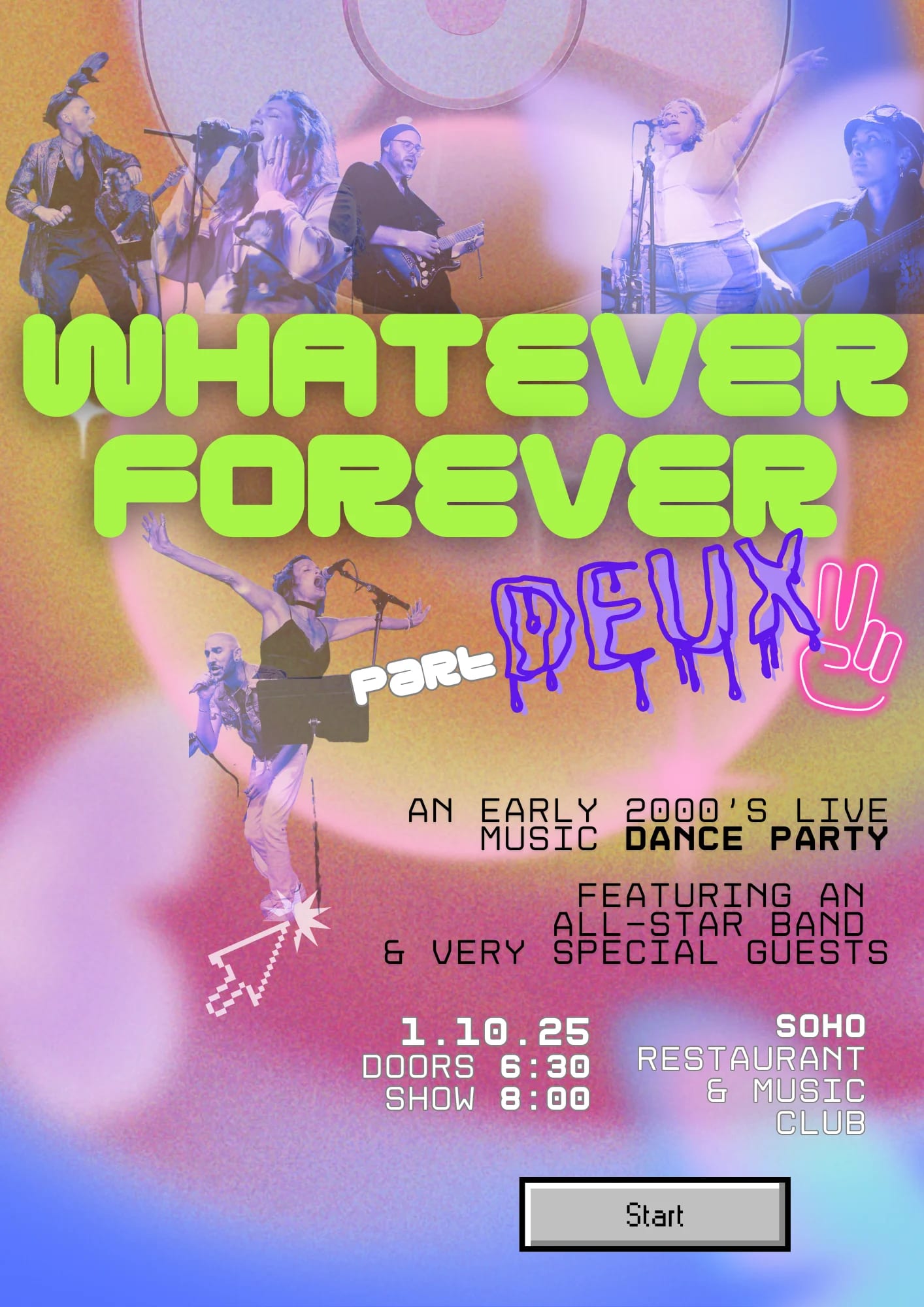 Whatever Forever: an early 2000's live music dance party - part deux