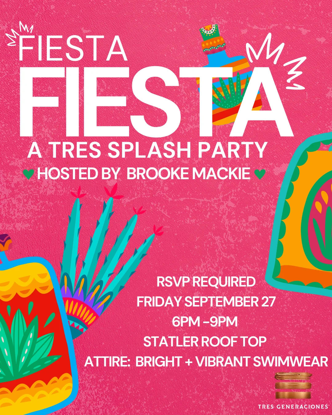 FIESTA FIESTA A TRES SPLSH PARTY Eventnoire