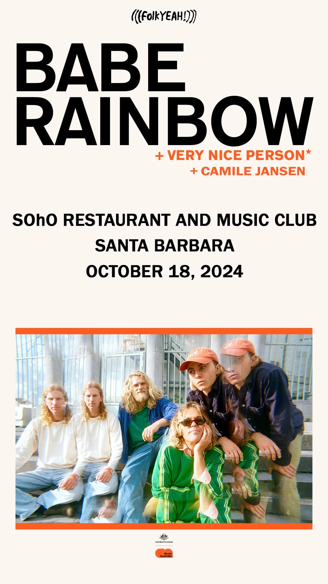 (((Folkyeah!))) presents: Babe Rainbow with Very Nice Person