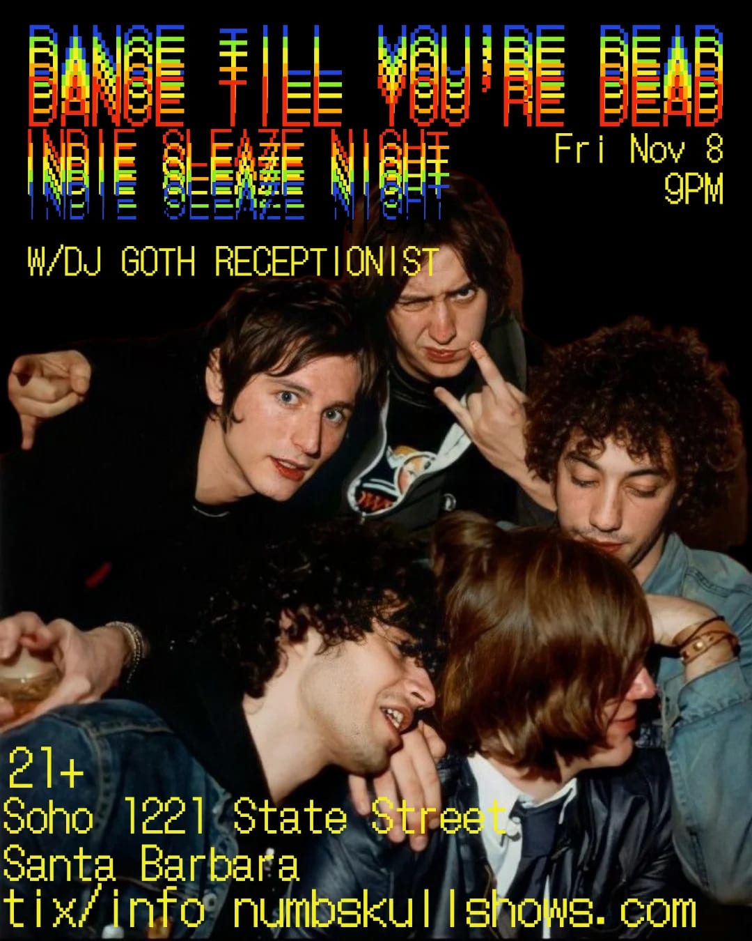 Numbskull Presents: Dance Til Your Dead - INDIE SLEAZE Club Night