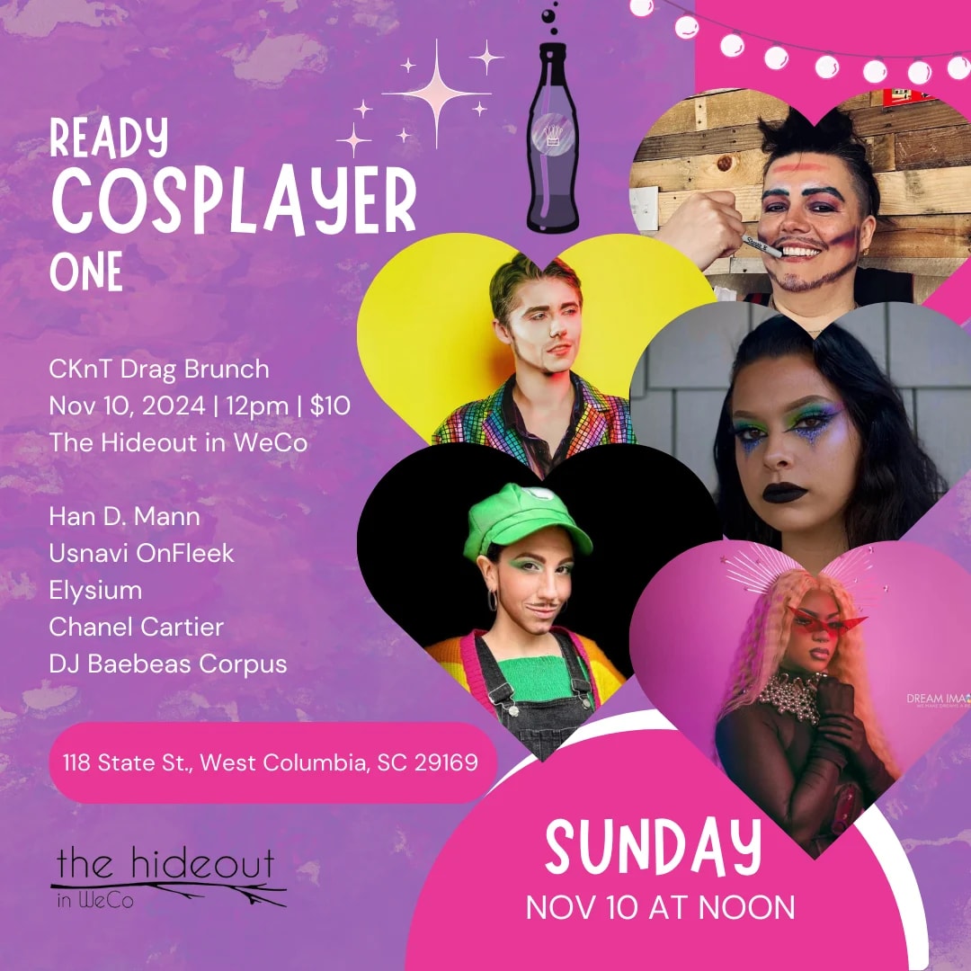 CKNT Ready Cosplayer One Drag Brunch Sickening Events