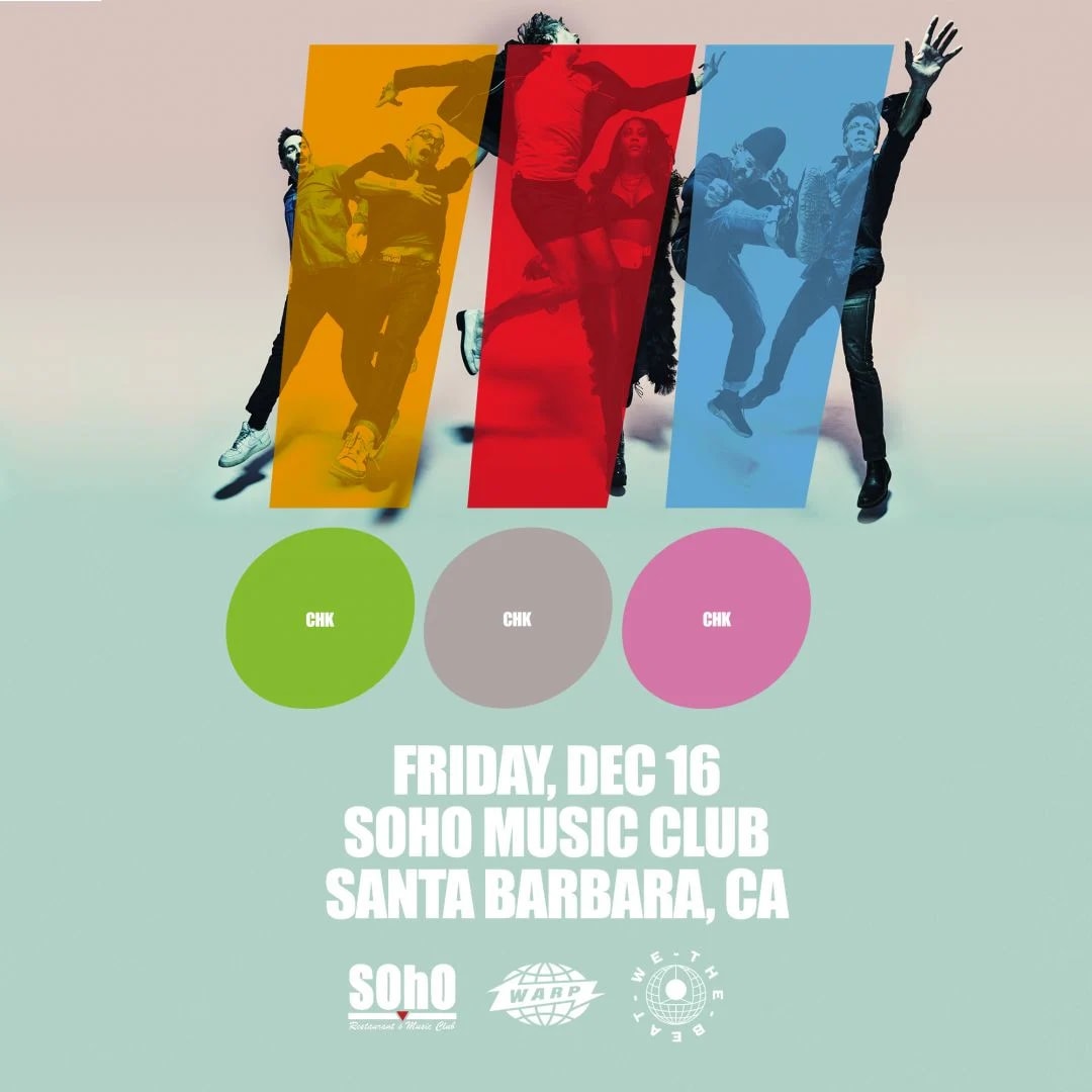 We The Beat presents: !!! (Chk Chk Chk) with Tolliver