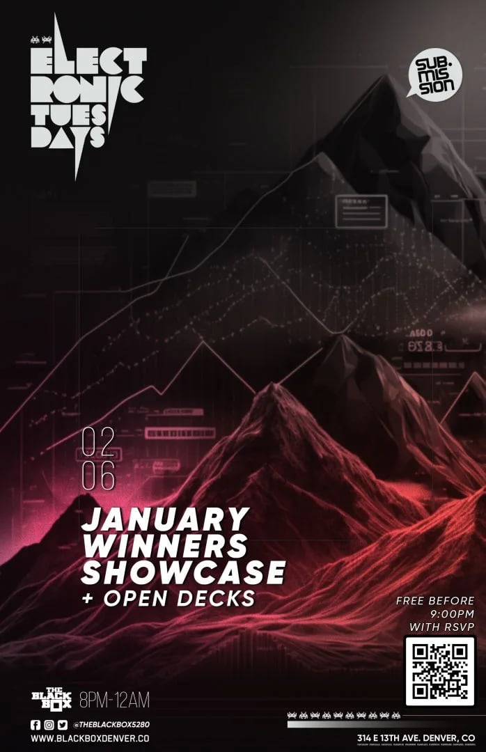 Sub.mission Electronic Tuesdays: January Winners Showcase Battle + Open Decks (18+)