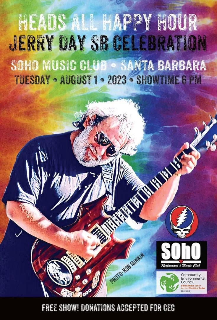 Heads All Happy Hour- Jerry Garcia Day Celebration