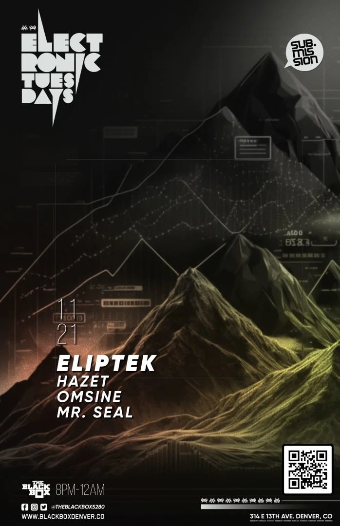 Sub.mission Electronic Tuesdays: Eliptek w/ Hazet, Omsine, Mr. Seal