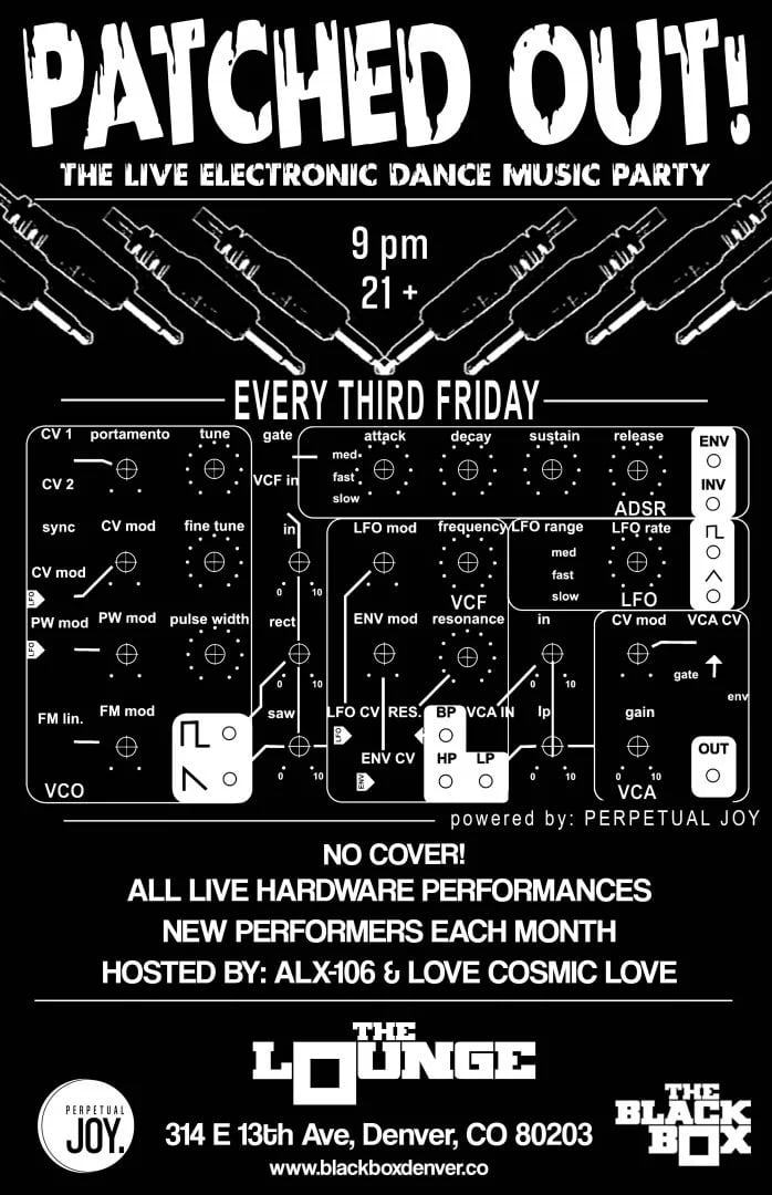 Patched Out! A Live Electronic Dance Music Party (Free 21+)