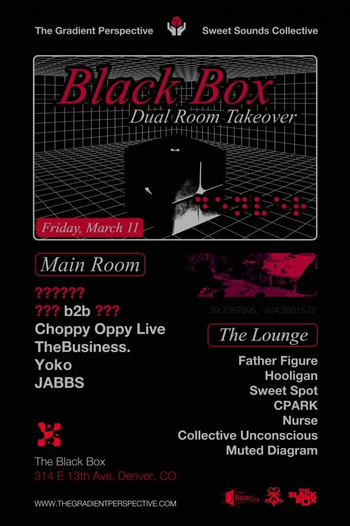The Gradient Perspective x Sweet Sounds Collective Dual Room Takeover