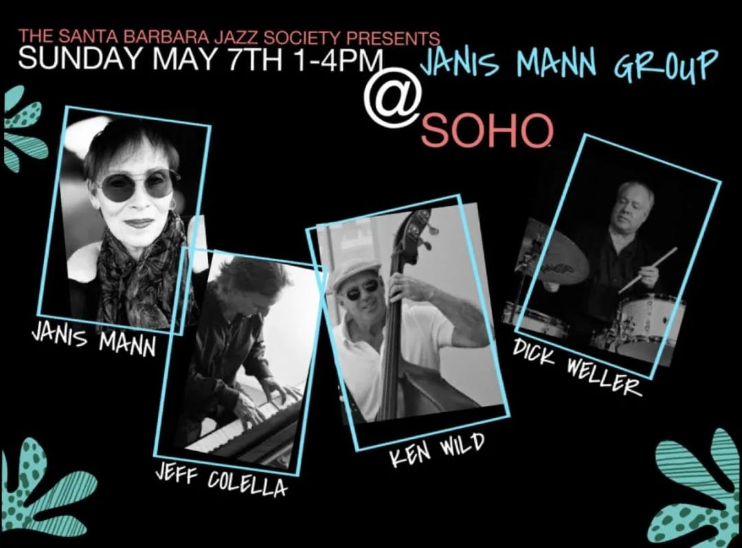 Santa Barbara Jazz Society presents: Janis Mann