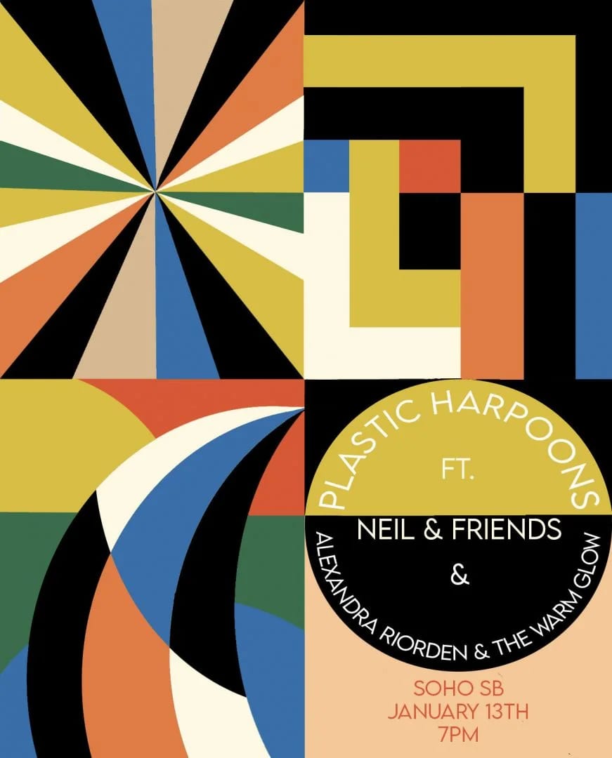 KCSB presents: Plastic Harpoons with Alexandra Riorden & the Warm Glow / Neil Erickson & Friends