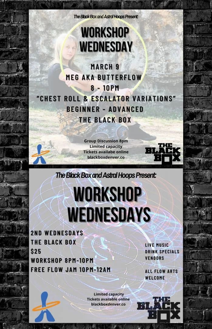 Astral Hoops Flow Workshop: Chest Roll and Escalator Variations + Free Flow Jam