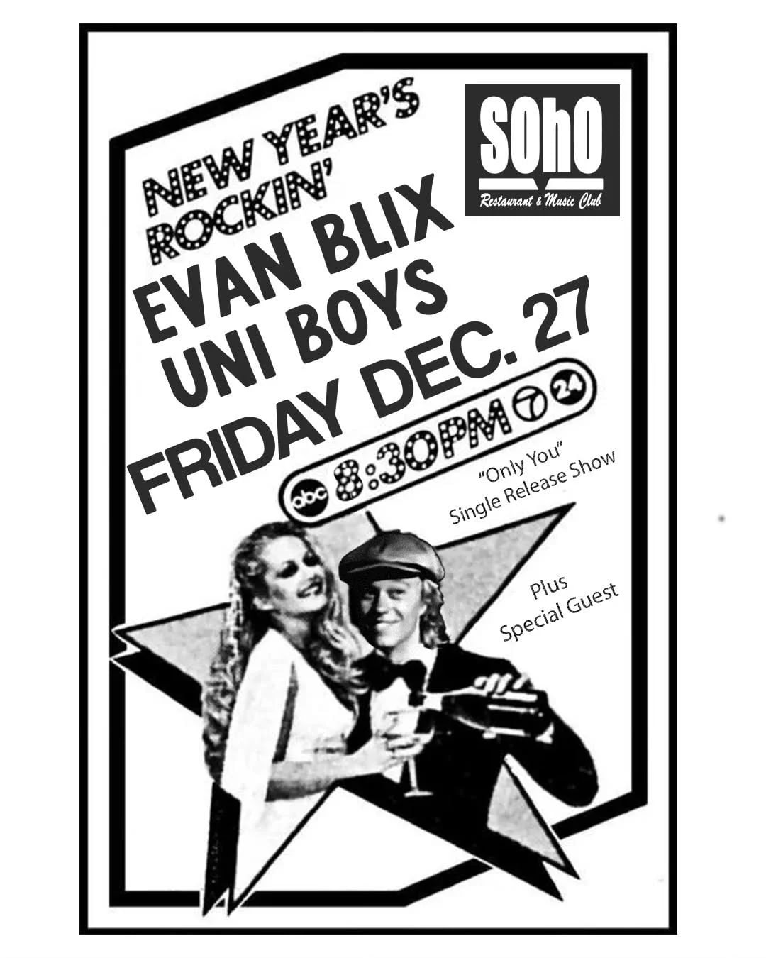 Evan Blix with the Uniboys