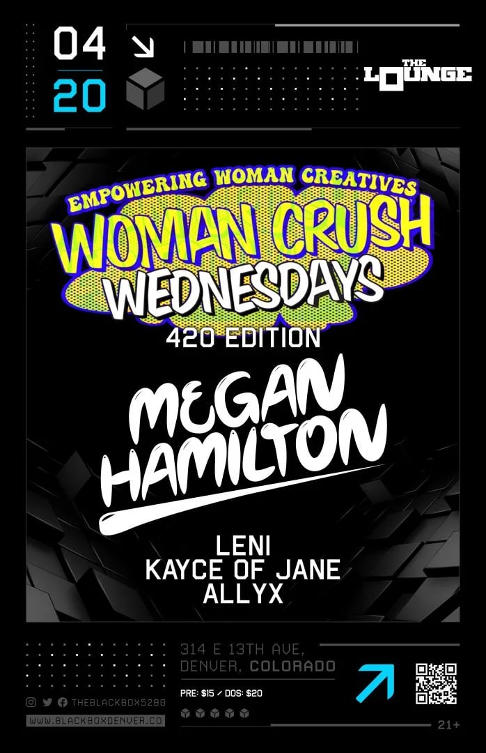 WCW (420 Edition): Megan Hamilton w/ LENi, Kayce Of Jane, Allyx