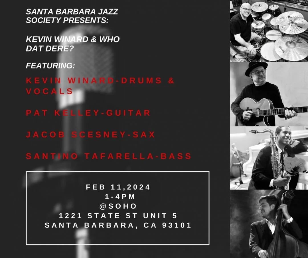Santa Barbara Jazz Society Presents: Who Dat Dere?