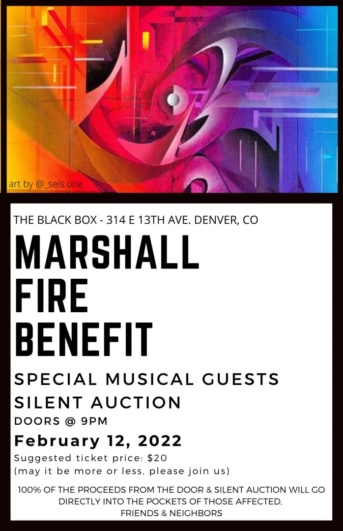 Marshall Fire Benefit: Secret Musical Guests + Silent Auction