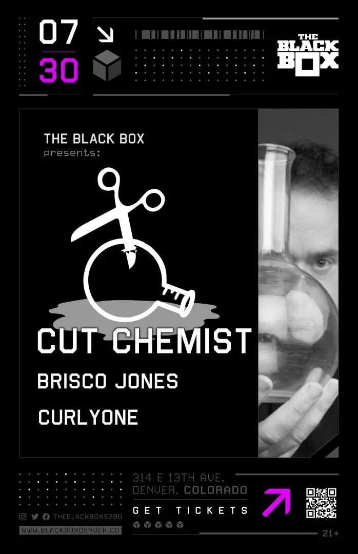 The Black Box presents: Cut Chemist w/ Brisco Jones, CurlyOnE