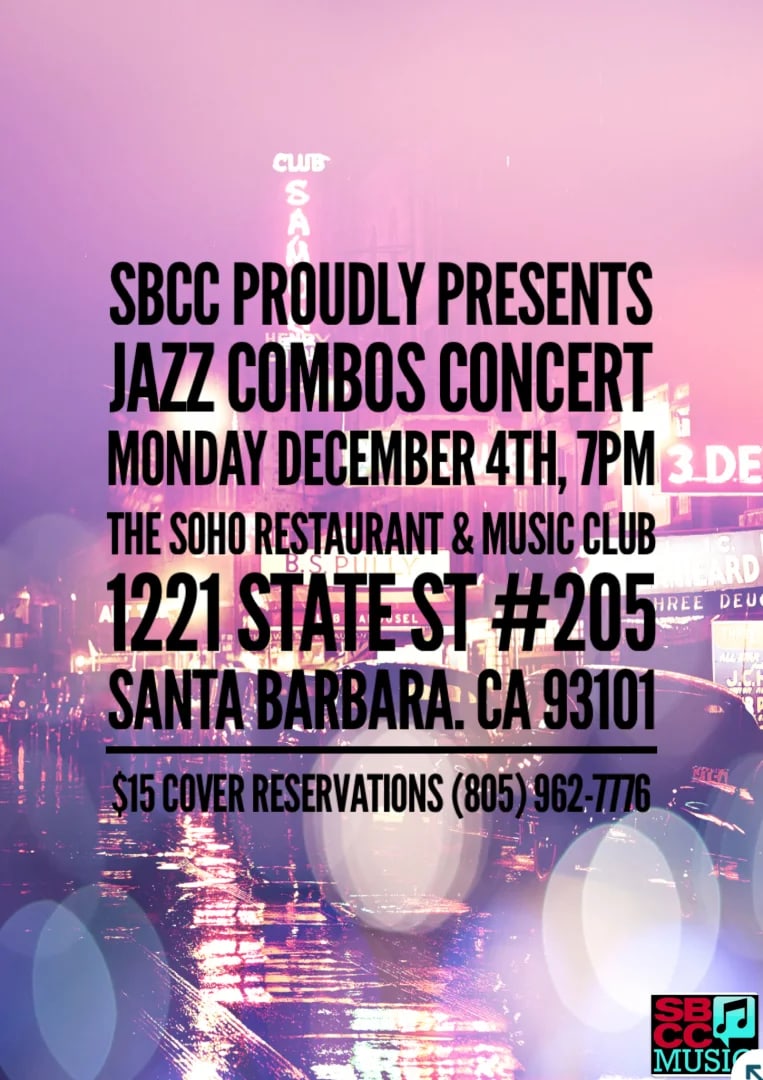 SBCC Jazz Combos Concert