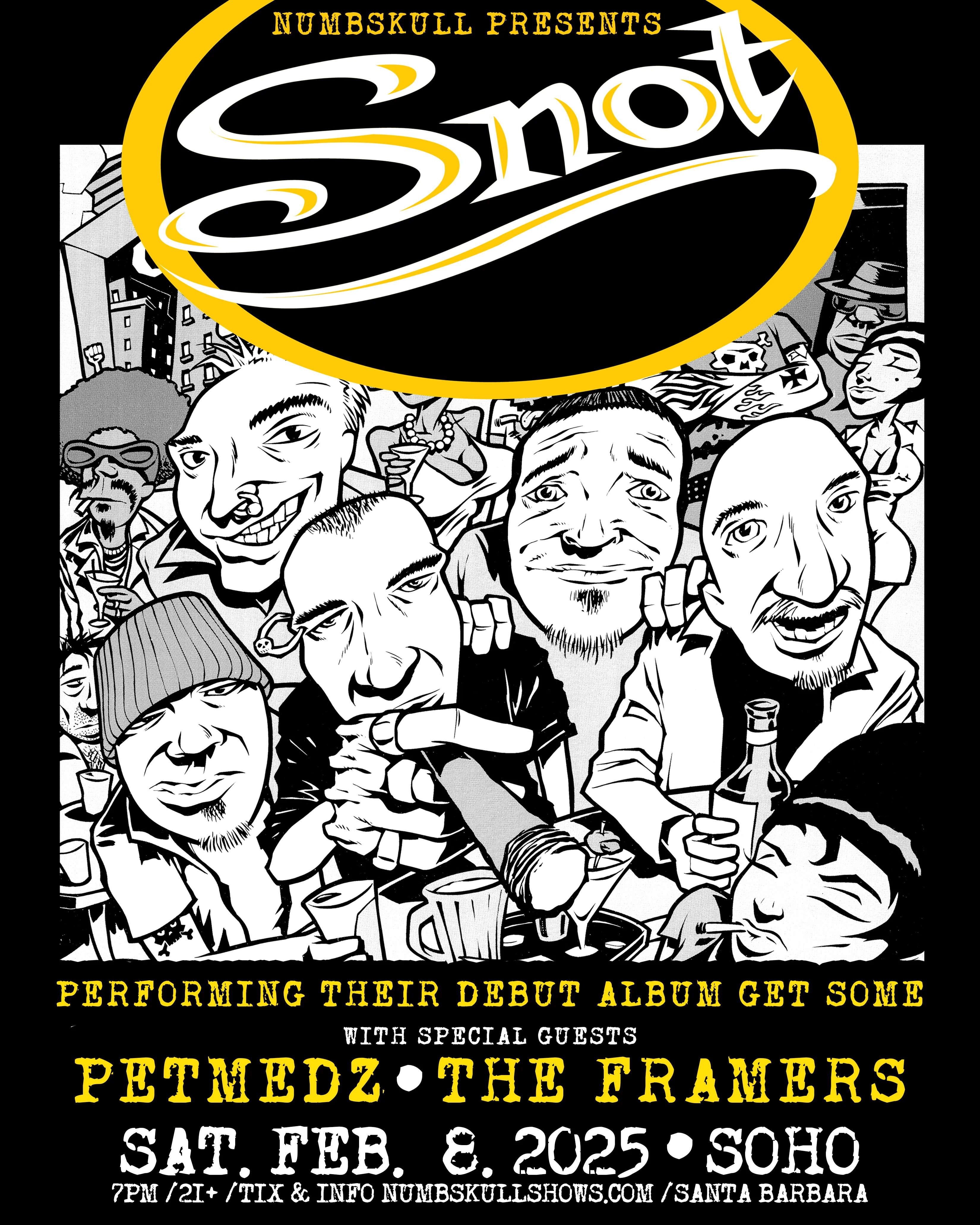 **SOLD OUT** Numbskull Presents: SNOT with Seven Hours after Violet and Petmedz