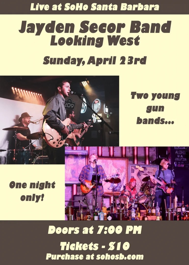 Jayden Secor Band AND Looking West