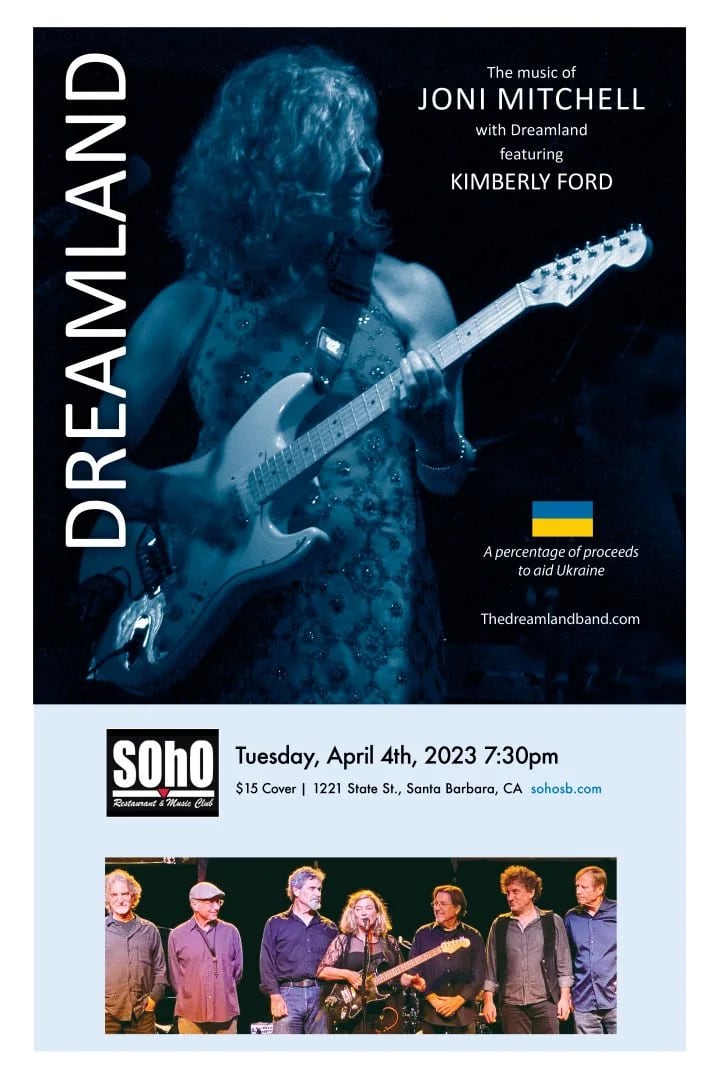 Dreamland- A Tribute to the music of Joni Mitchell feat. Kimberly Ford