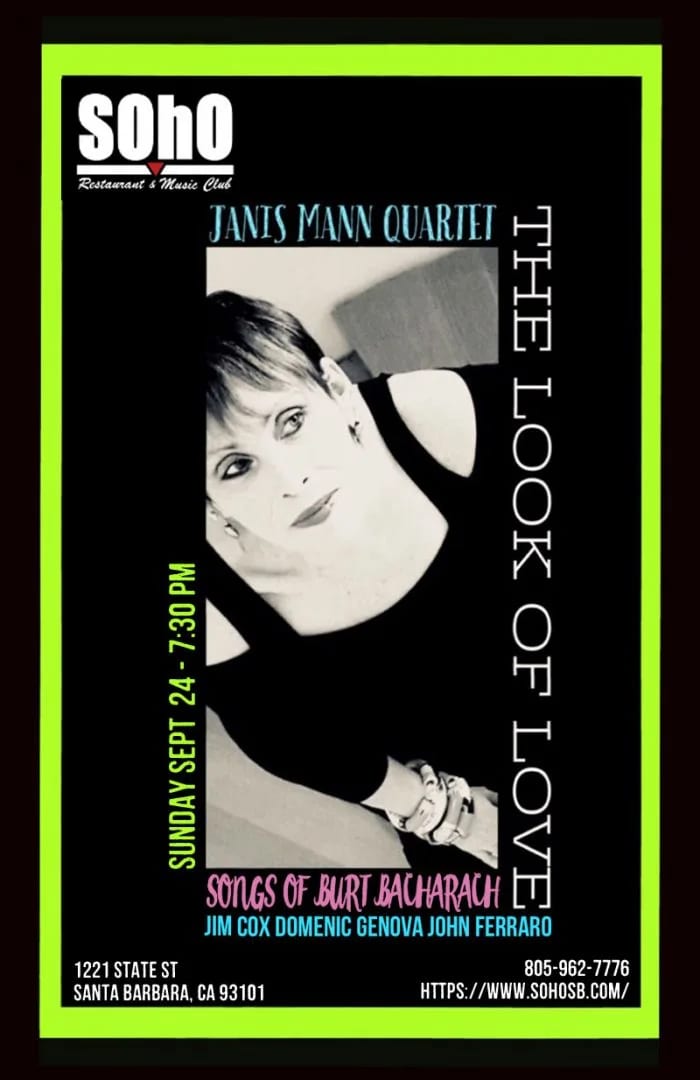 Janis Mann Quartet- The Look of Love: Songs of Burt Bacharach