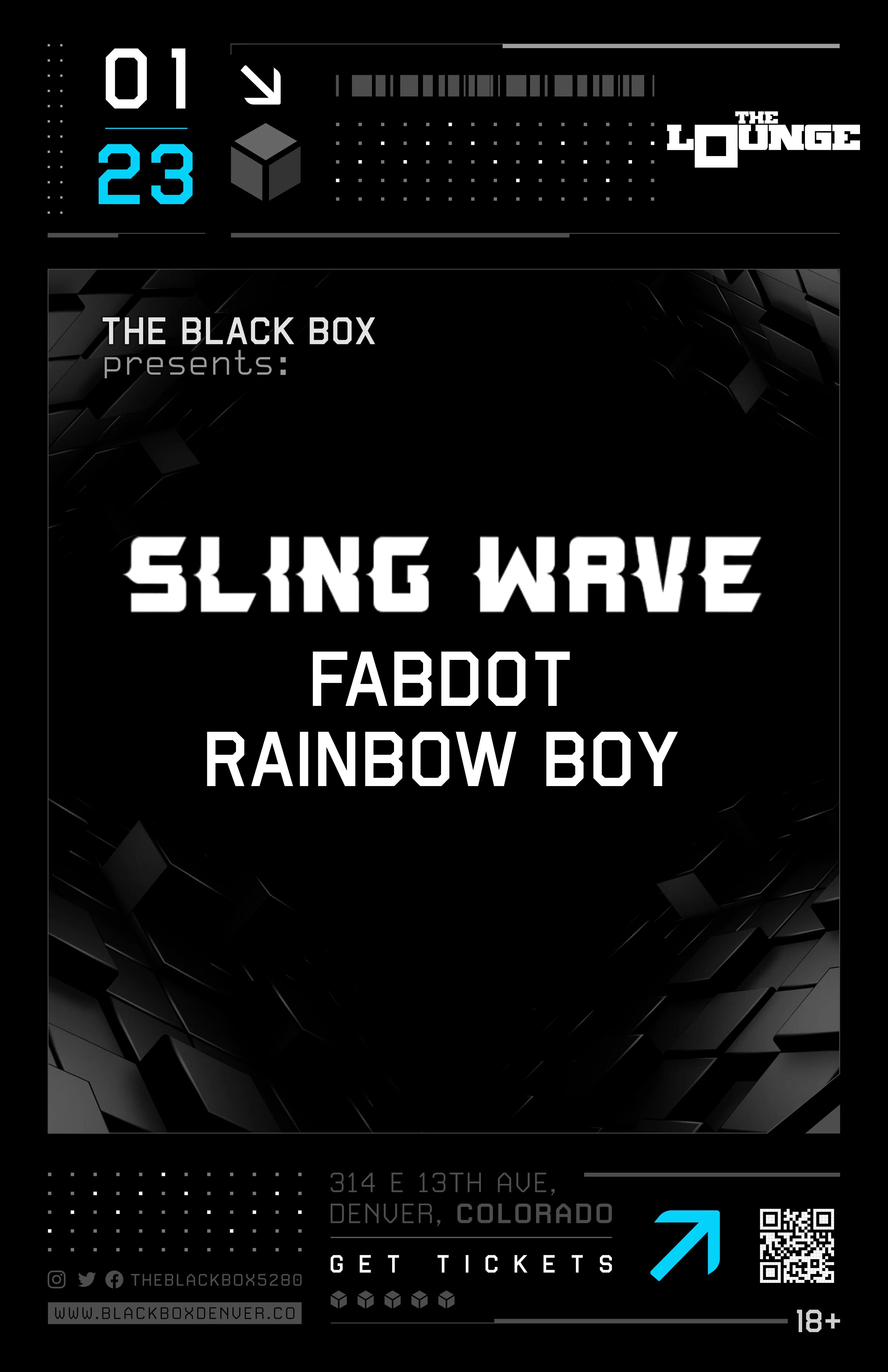 Sling Wave w/ Fabdot, Rainbow Boy