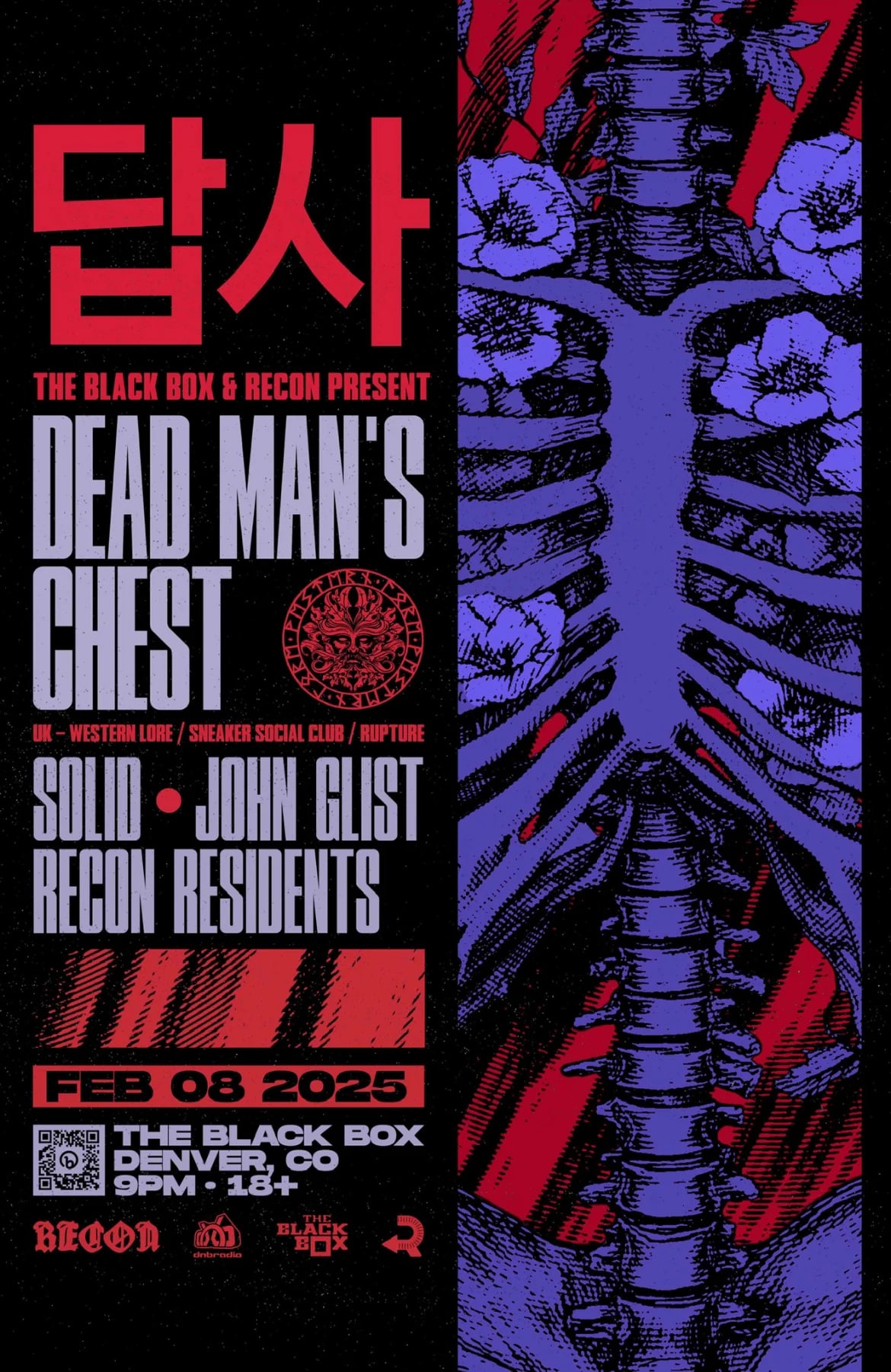 The Black Box & Recon present: Dead Man's Chest w/ Solid, John Glist, Recon Residents