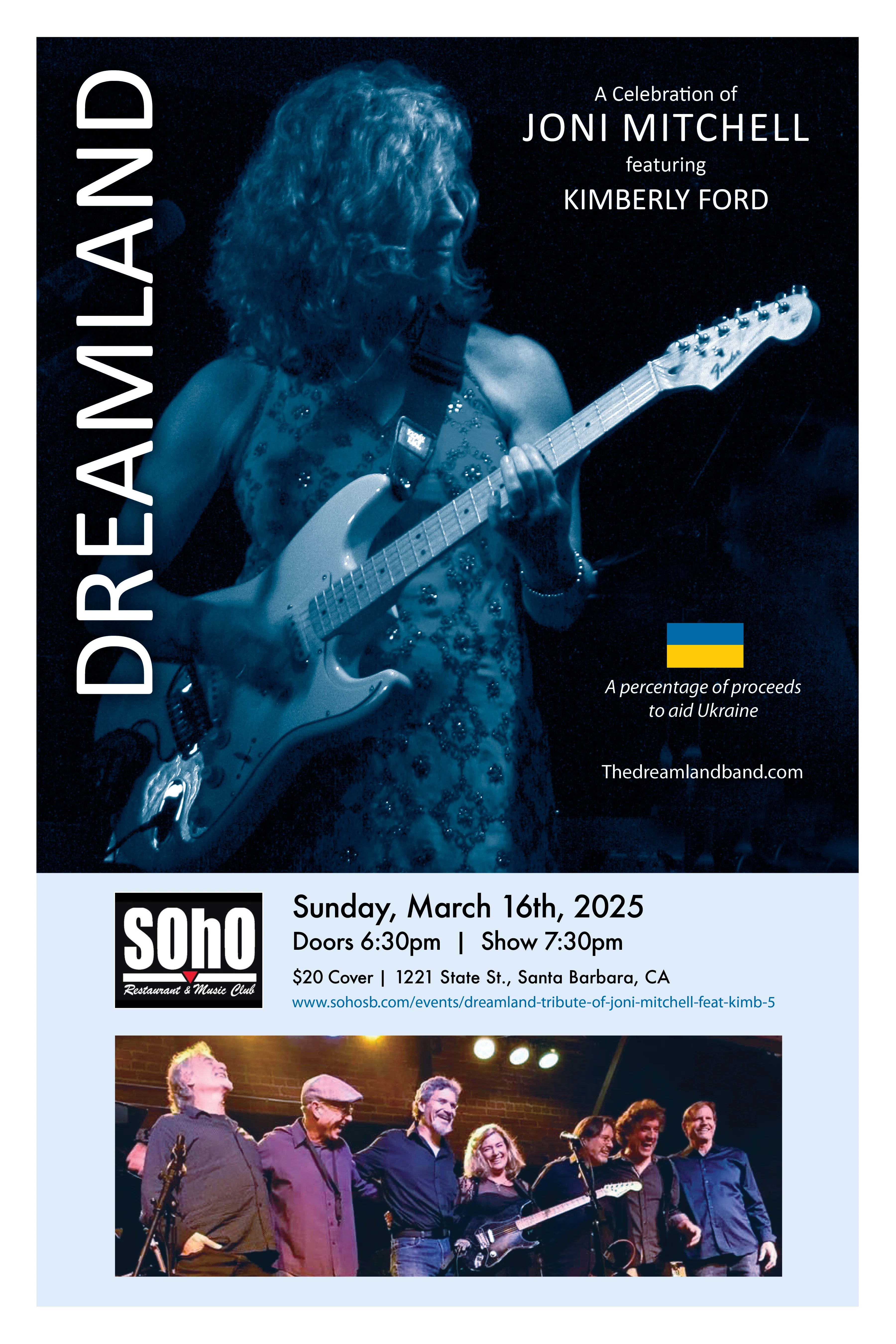 Dreamland- A Tribute to the music of Joni Mitchell feat. Kimberly Ford