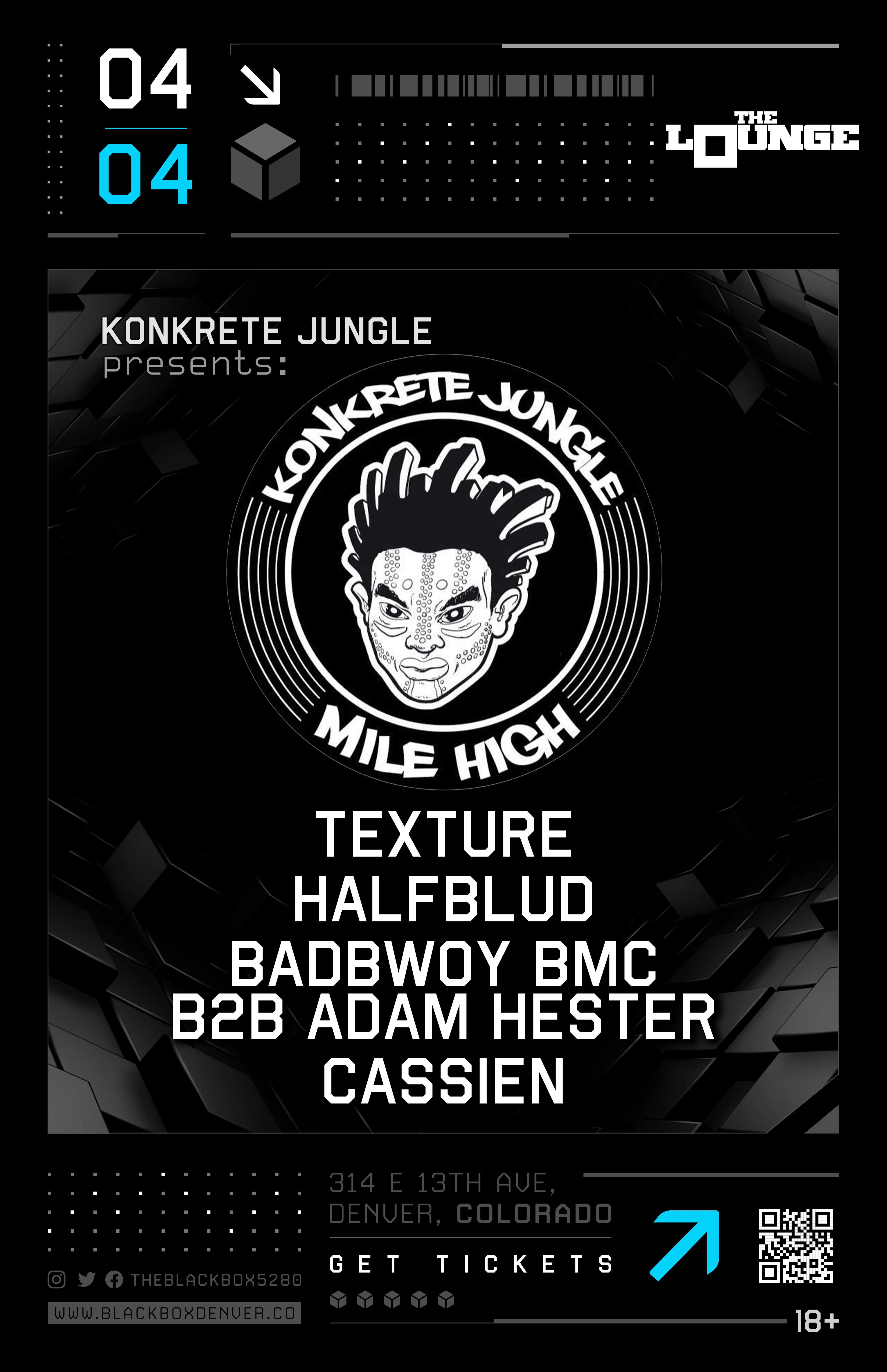 Konkrete Jungle: Texture, Halfblud, Badbwoy BMC B2B Adam Hester, Cassien