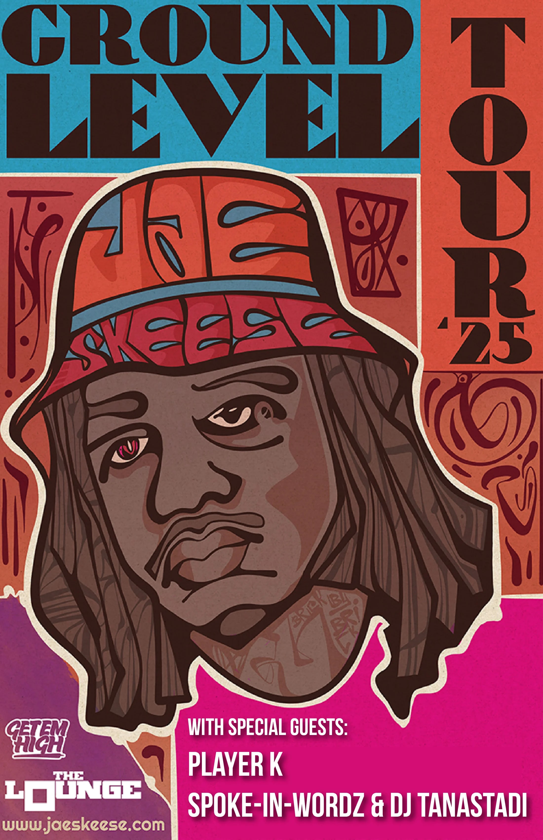 The Black Box & Get Em High present: Jae Skeese - Ground Level Tour w/ Player K, Spoke-In-Wordz, DJ Tanastadi