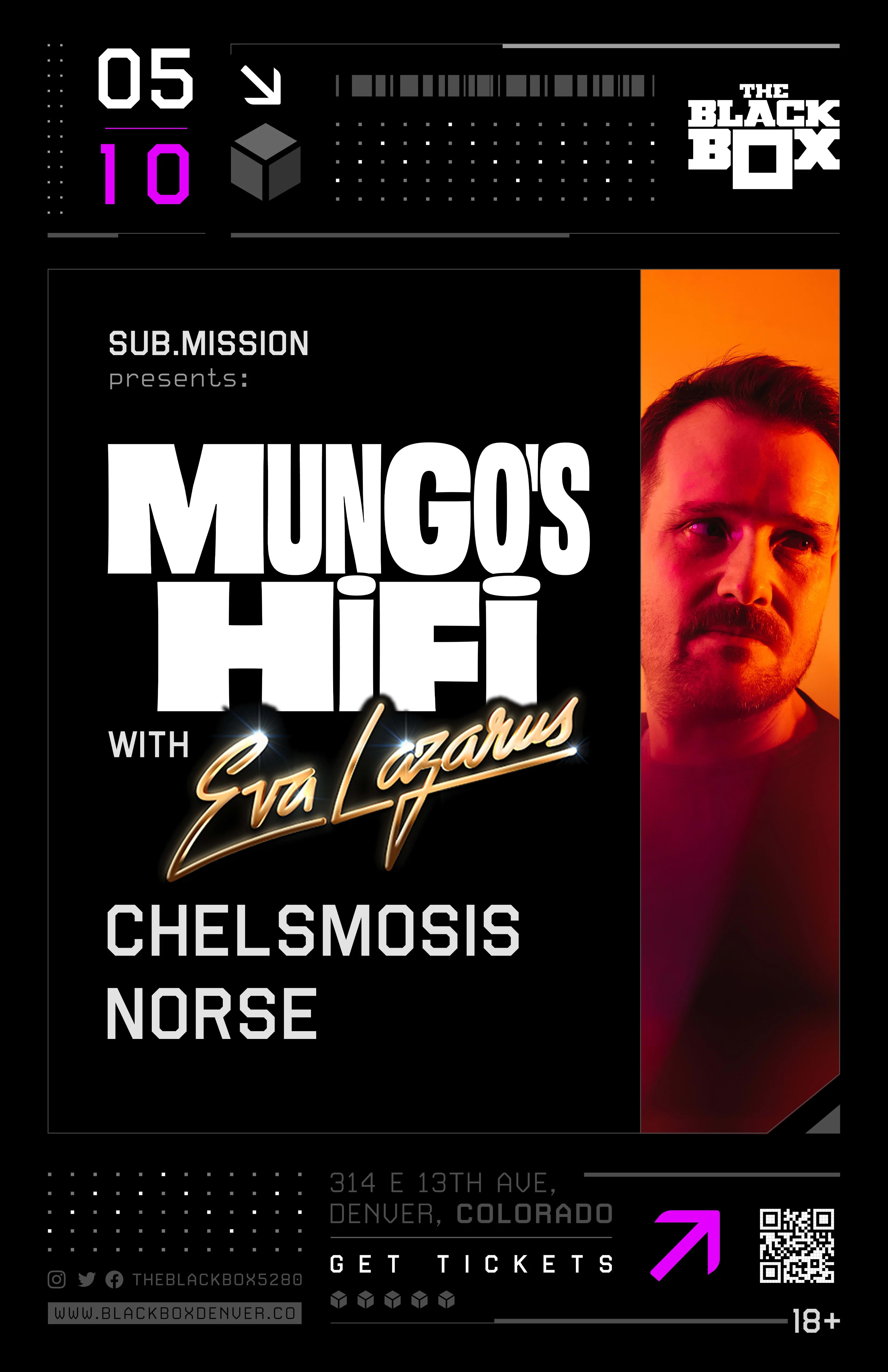 Sub.mission presents: Mungo's Hi Fi w/ Eva Lazarus, Chelsmosis, Norse
