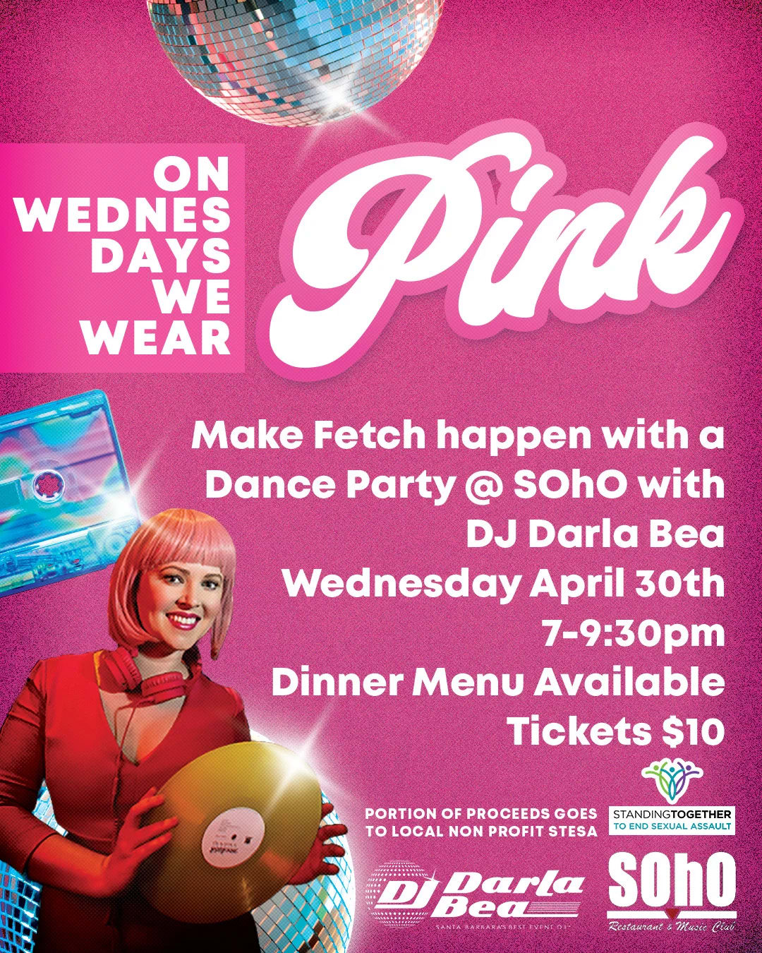 On Wednesday's We Wear Pink with DJ Darla Bea!