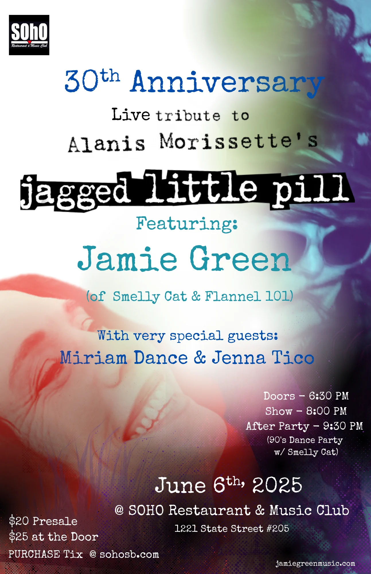 Live Tribute to Alanis Morissette's "Jagged Little Pill"