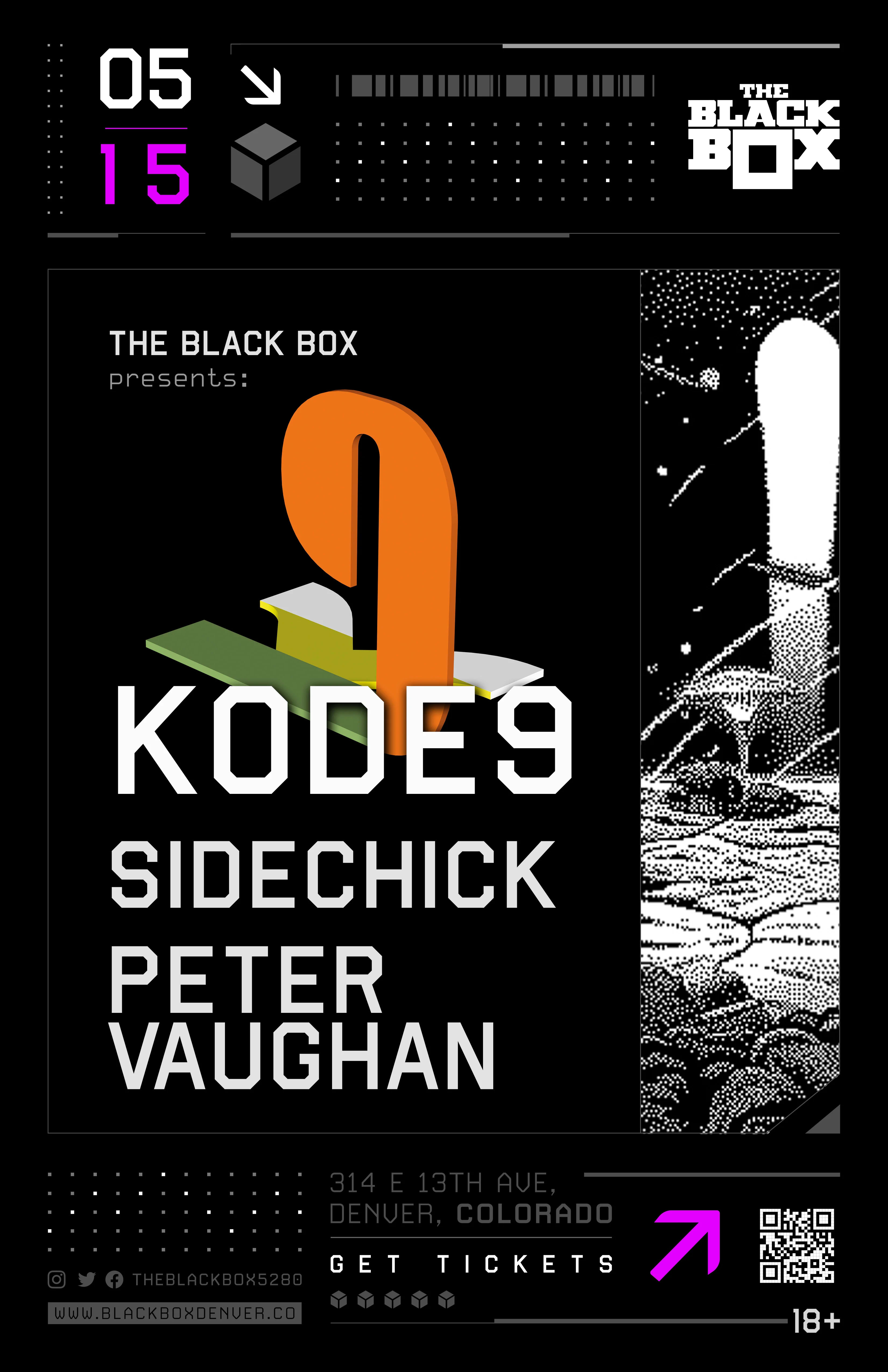 The Black Box presents: Kode9 w/ Sidechick, Peter Vaughan