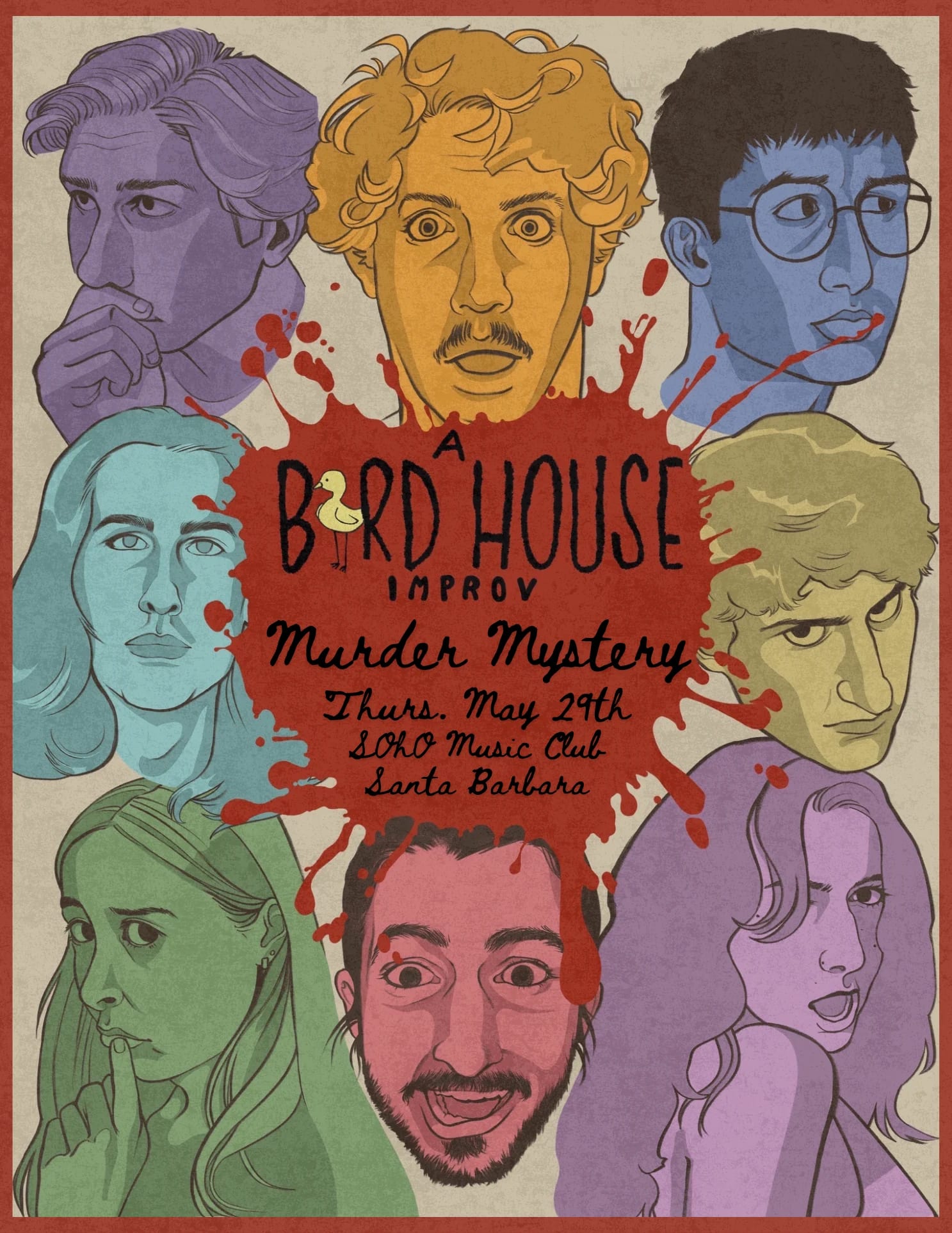 A Murder Mystery with Birdhouse Improv