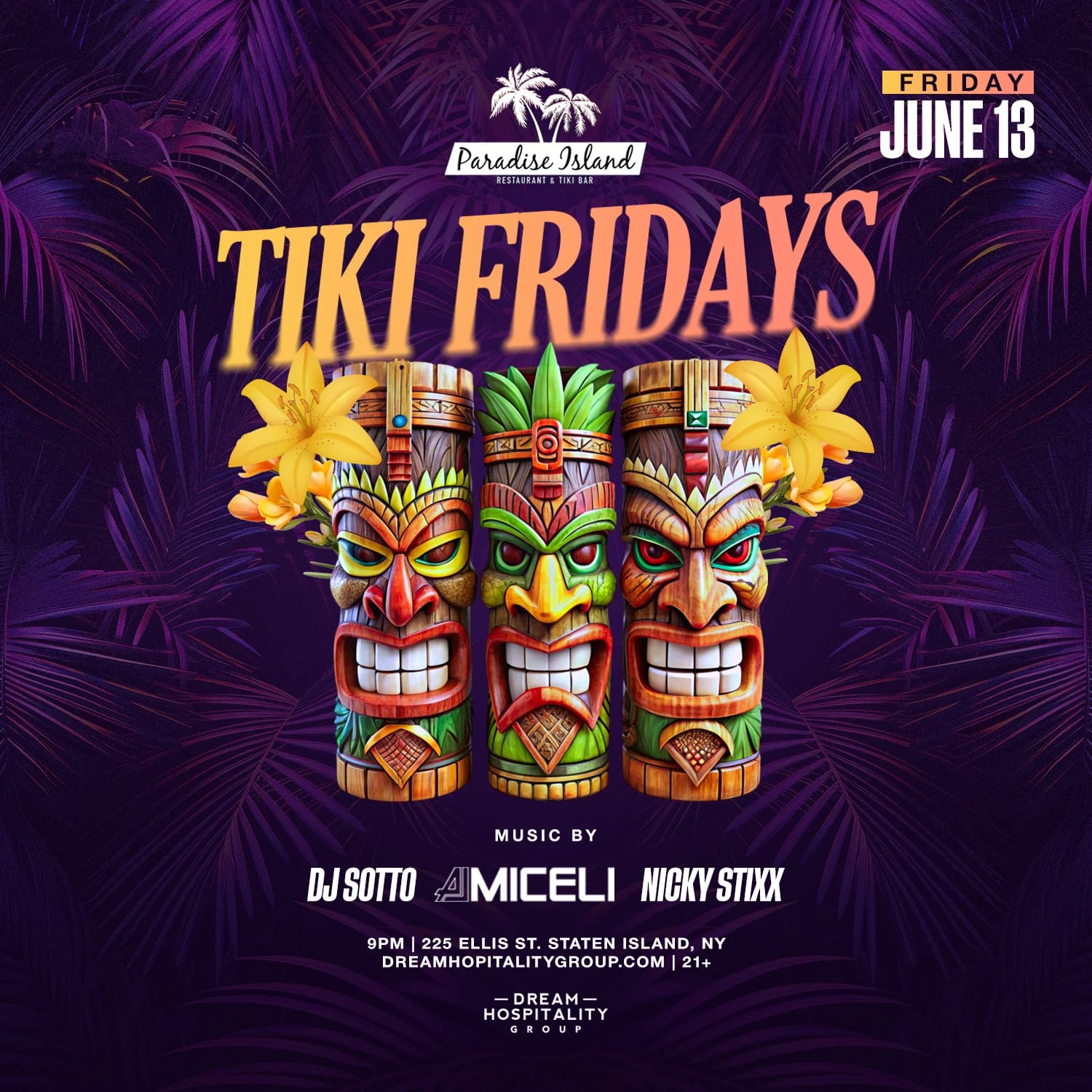 TIKI FRIDAYS @ PARADISE ISLAND