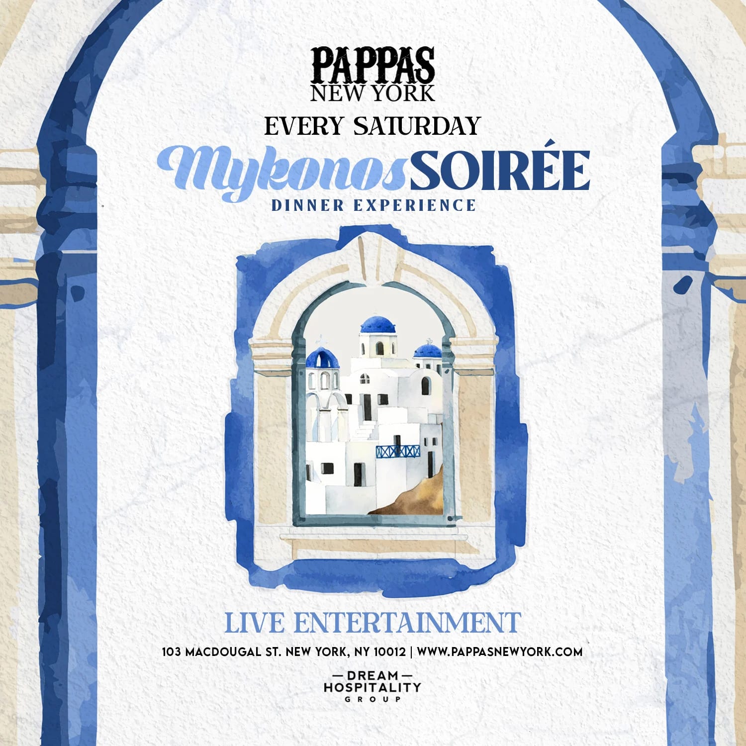 MYKONOS SOIRÉE @ PAPPAS NYC