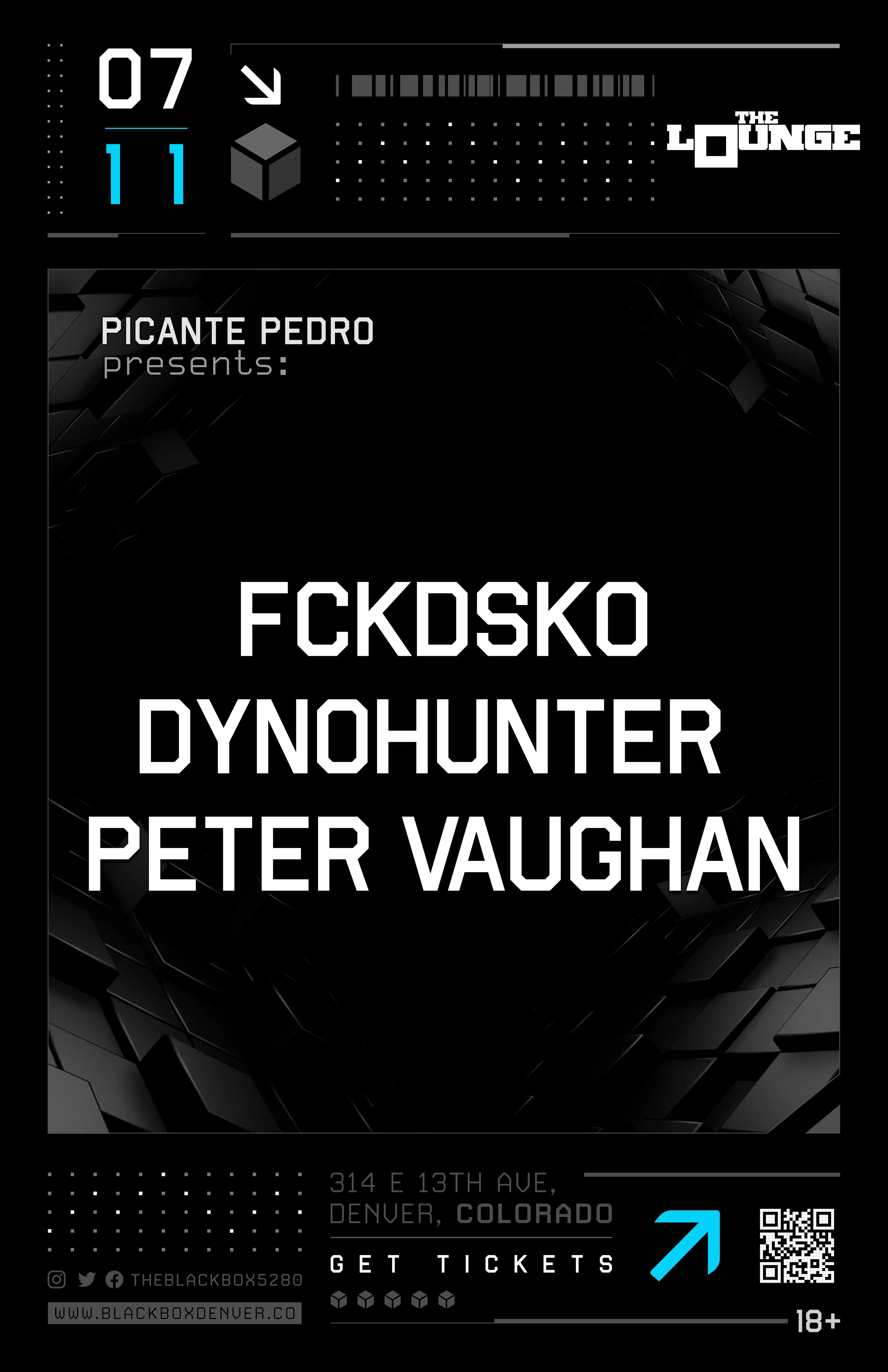 Picante Pedro: FCKDSKO, Dynohunter, Peter Vaughan