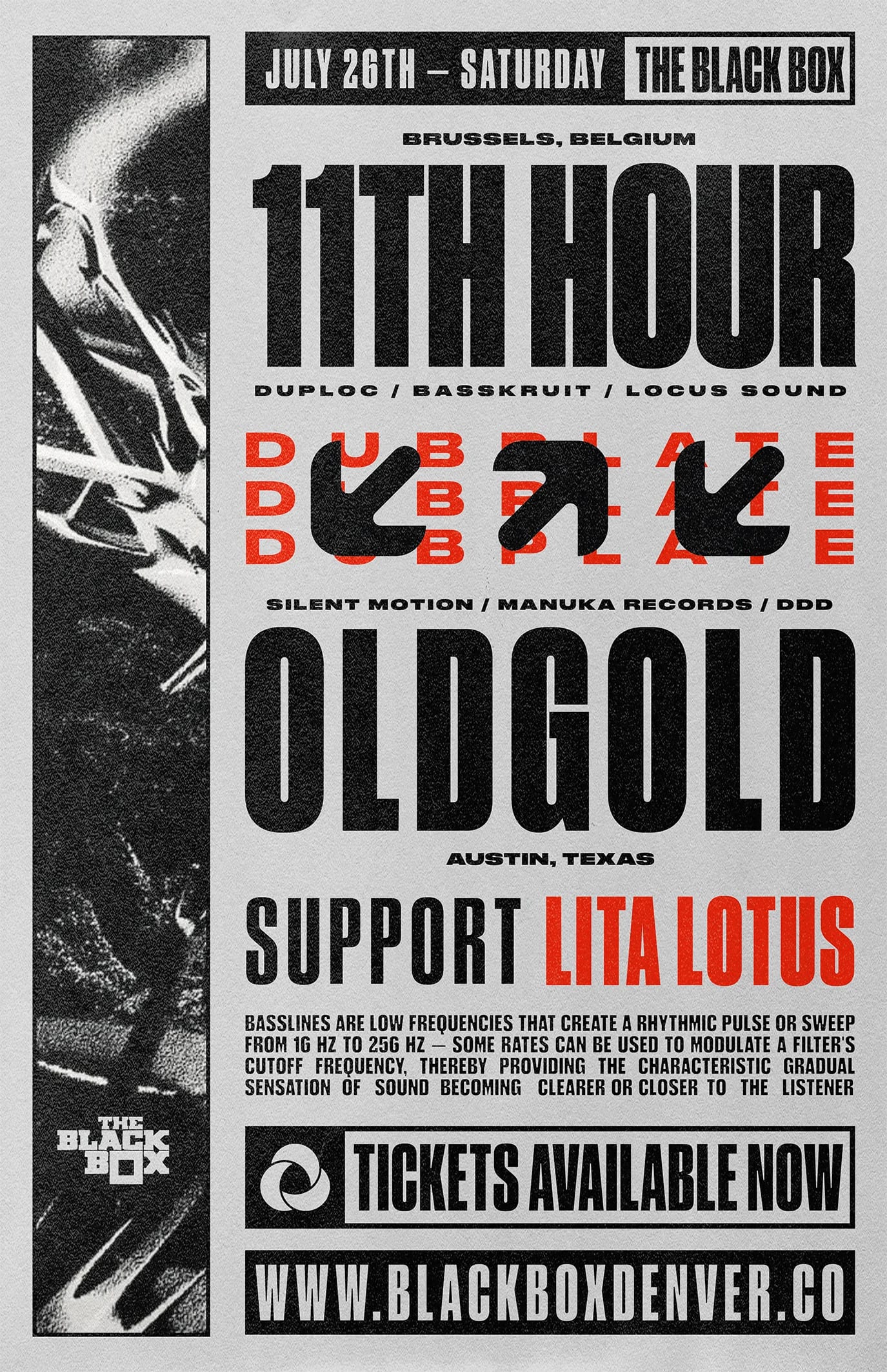 The Black Box presents: 11th Hour w/ OldGold, Lita Lotus