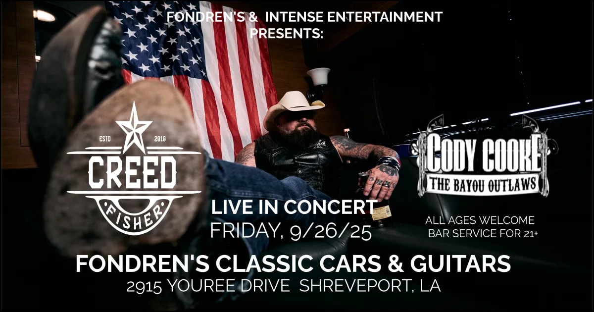 Creed Fisher and Cody Cooke & The Bayou Outlaws