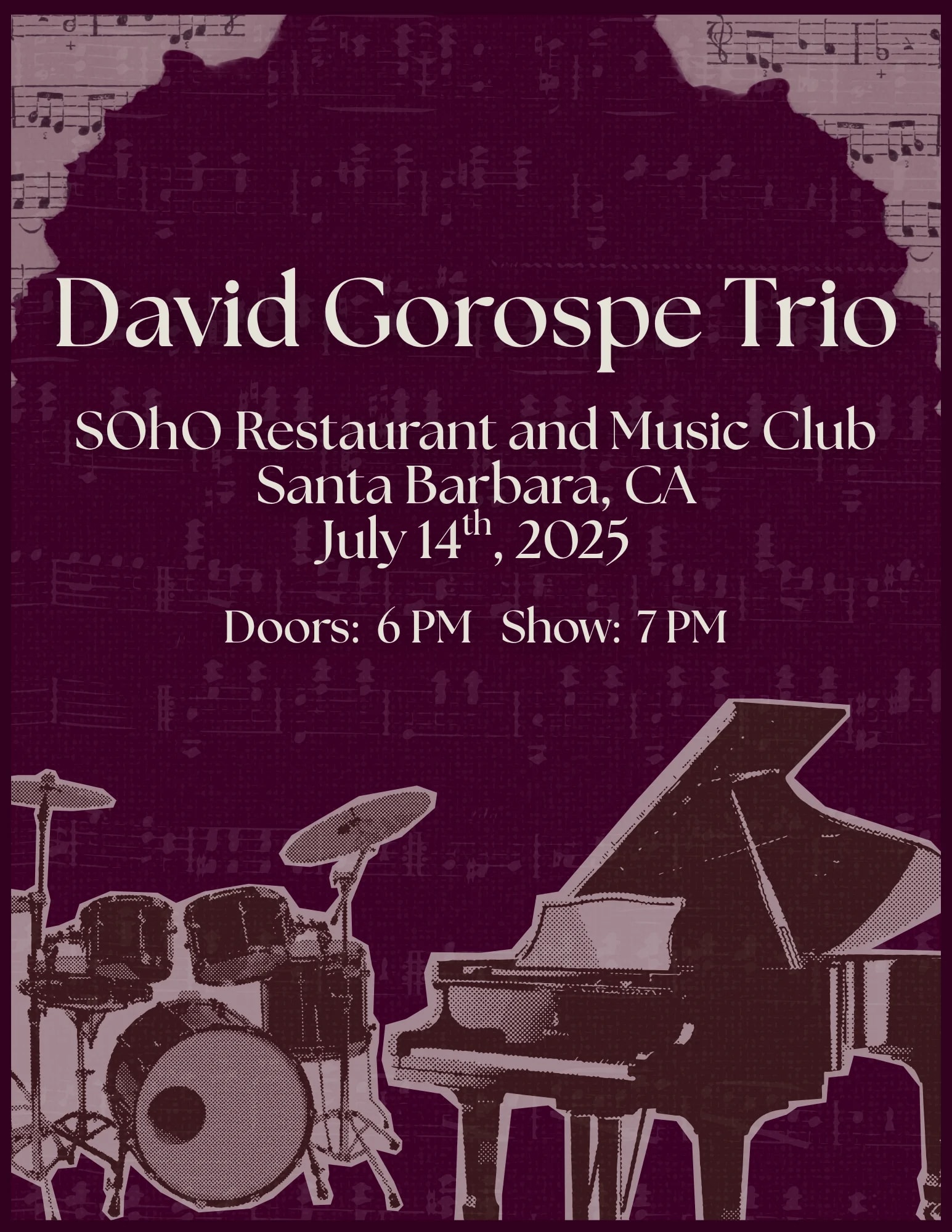 David Gorospe Trio *CANCELED*